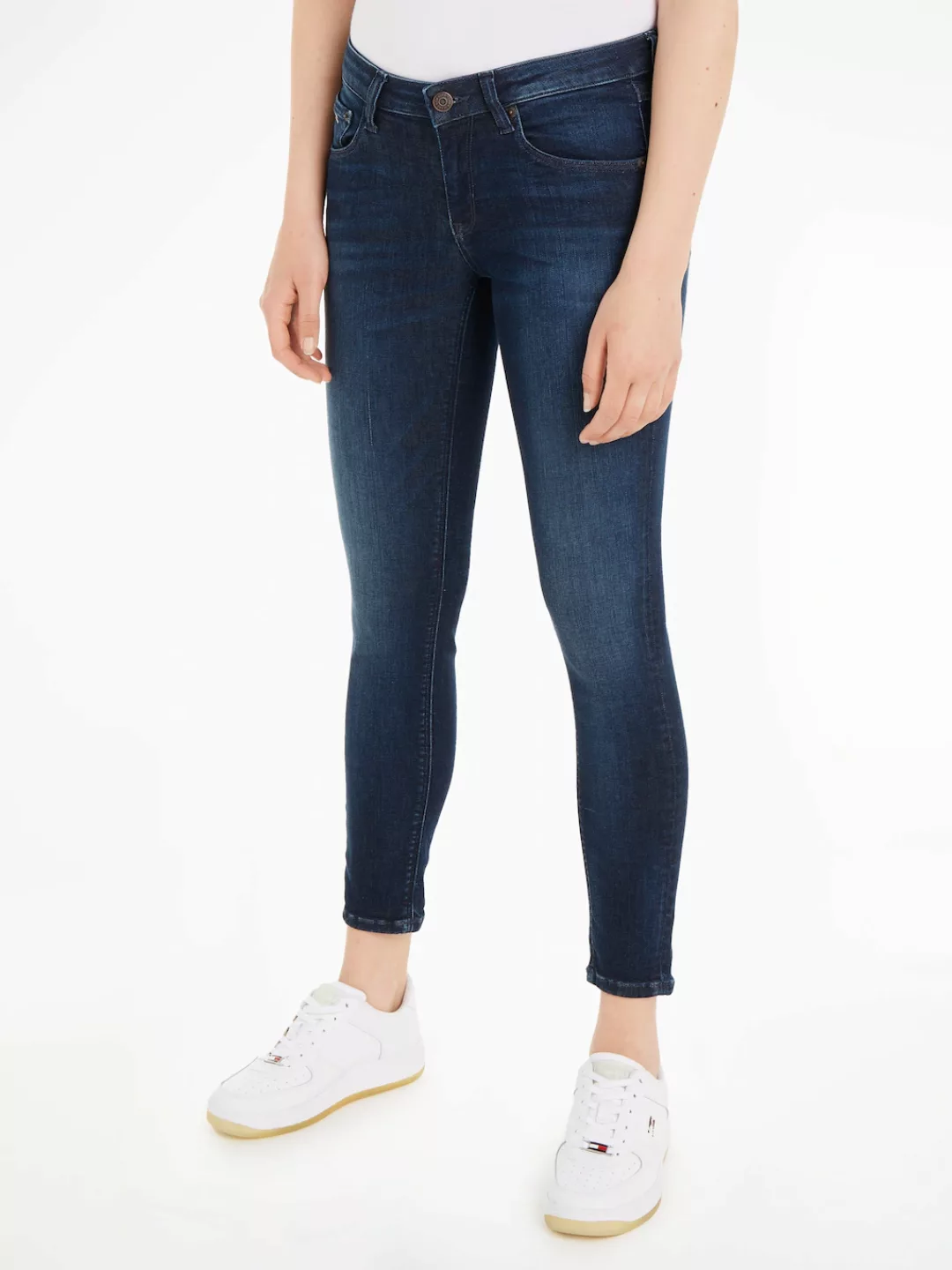 Tommy Jeans Bequeme Jeans Scarlett mit Ledermarkenlabel günstig online kaufen