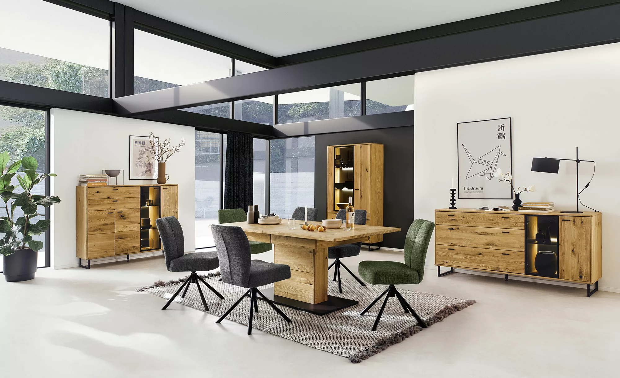 MCA furniture Vitrine Kombi Vitrine Arezzo günstig online kaufen