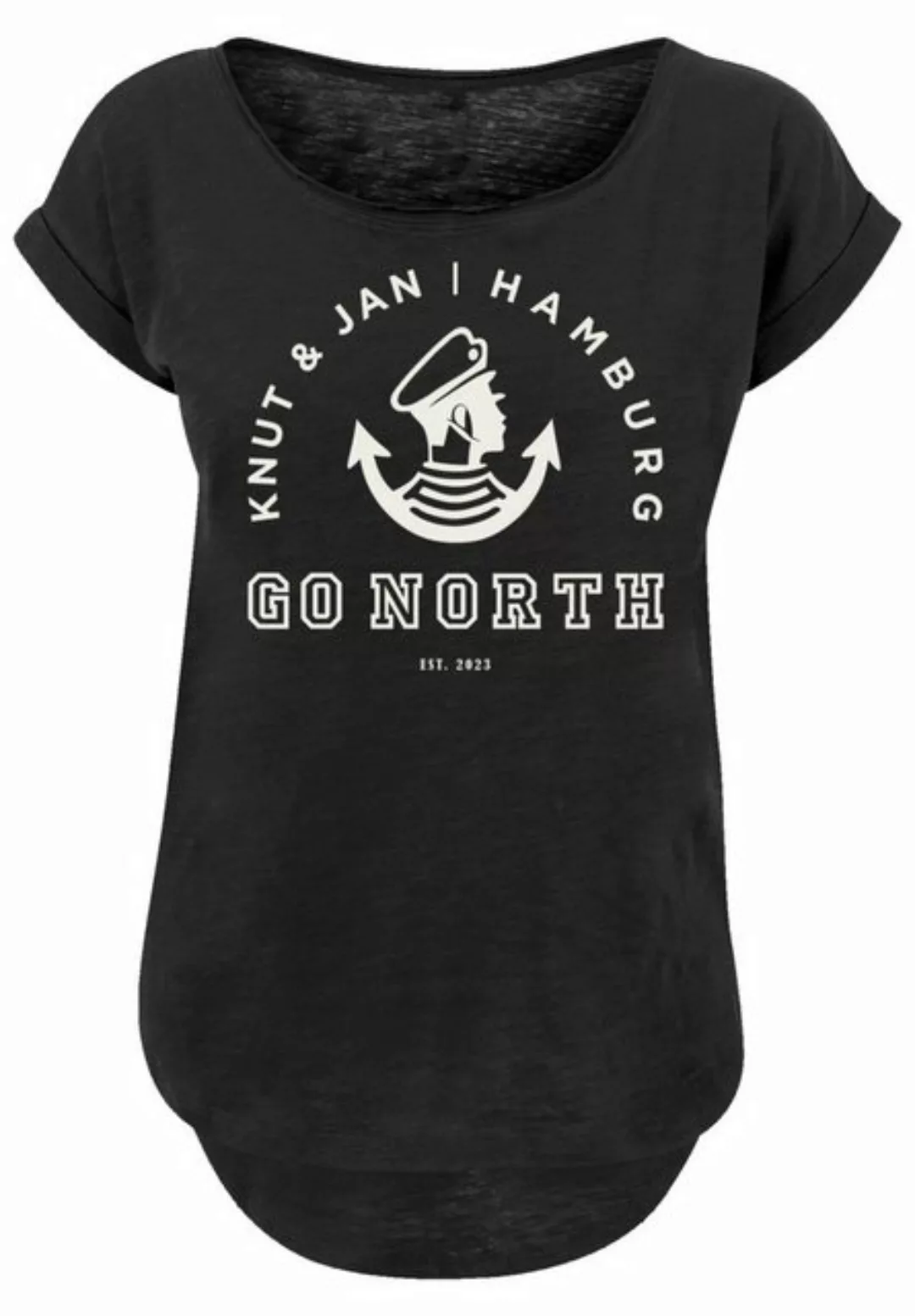 F4NT4STIC T-Shirt "Go North Knut Jan Hamburg Knut Jan Hamburg", Print günstig online kaufen