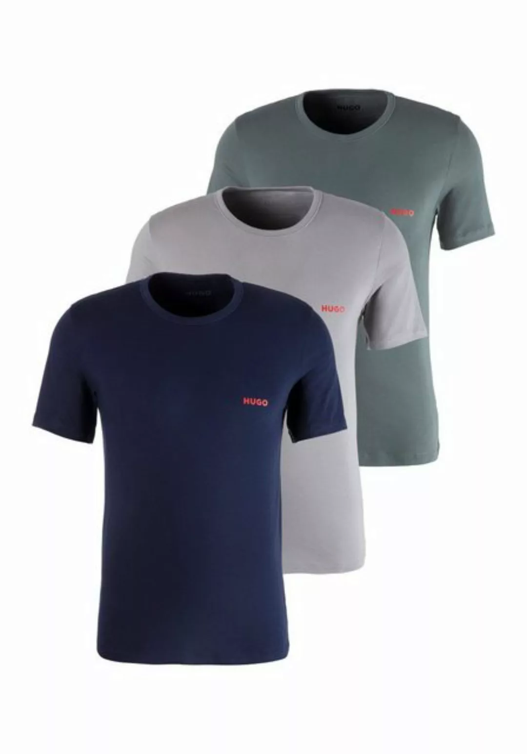 HUGO T-Shirt (Packung, 3-tlg., 3er-Pack) mit Rundhalsausschnitt günstig online kaufen