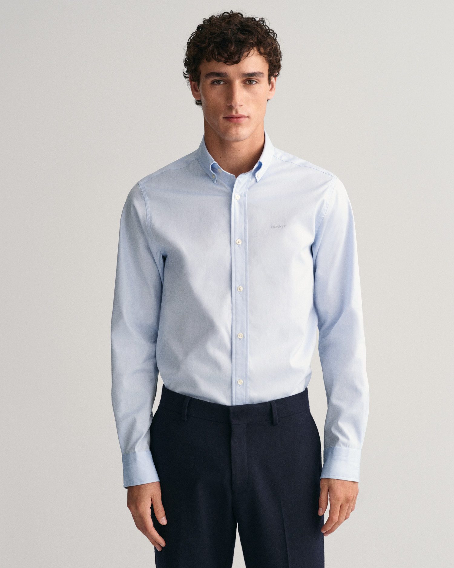 Gant Langarmhemd Slim Fit Popeline Hemd günstig online kaufen