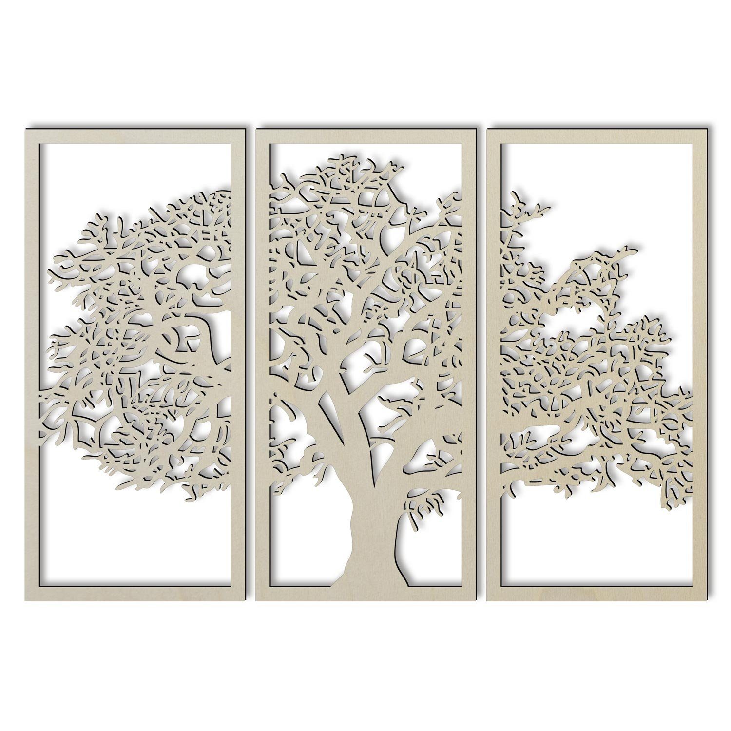 Namofactur Wanddekoobjekt XXL Baum im Rahmen günstig online kaufen