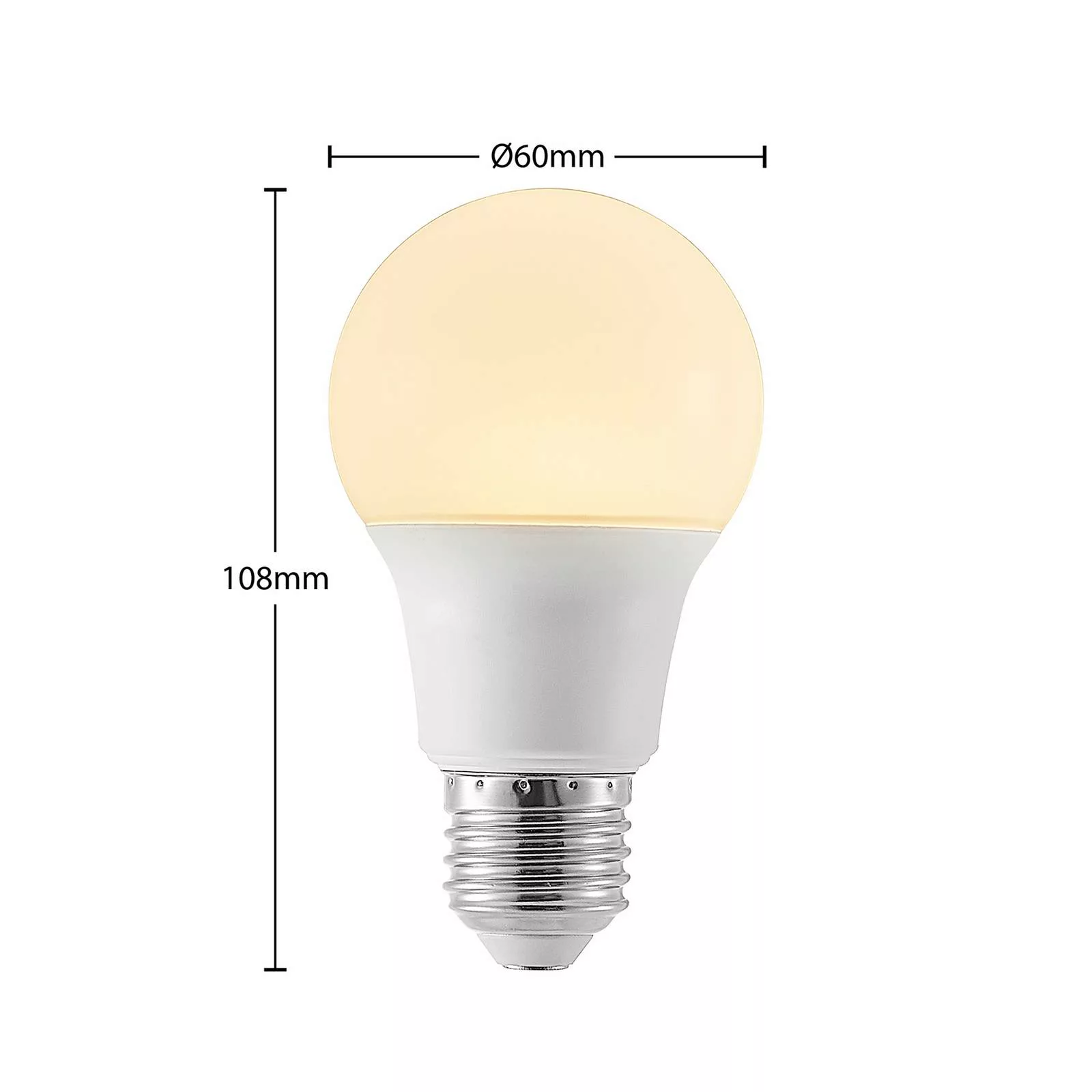 Arcchio LED-Leuchtmittel E27 A60 8W opal 3.000K 806lm günstig online kaufen