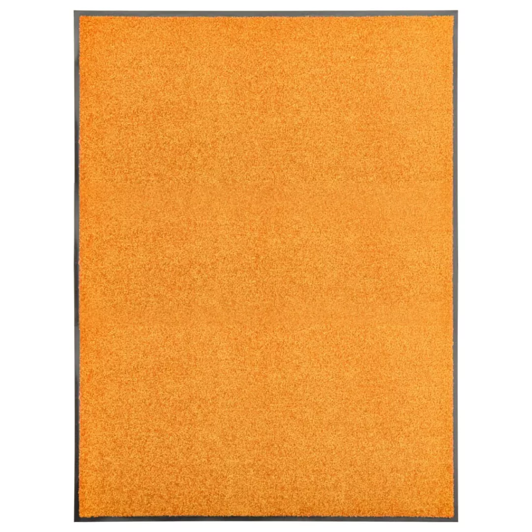 Fußmatte Waschbar Orange 90x120 Cm günstig online kaufen