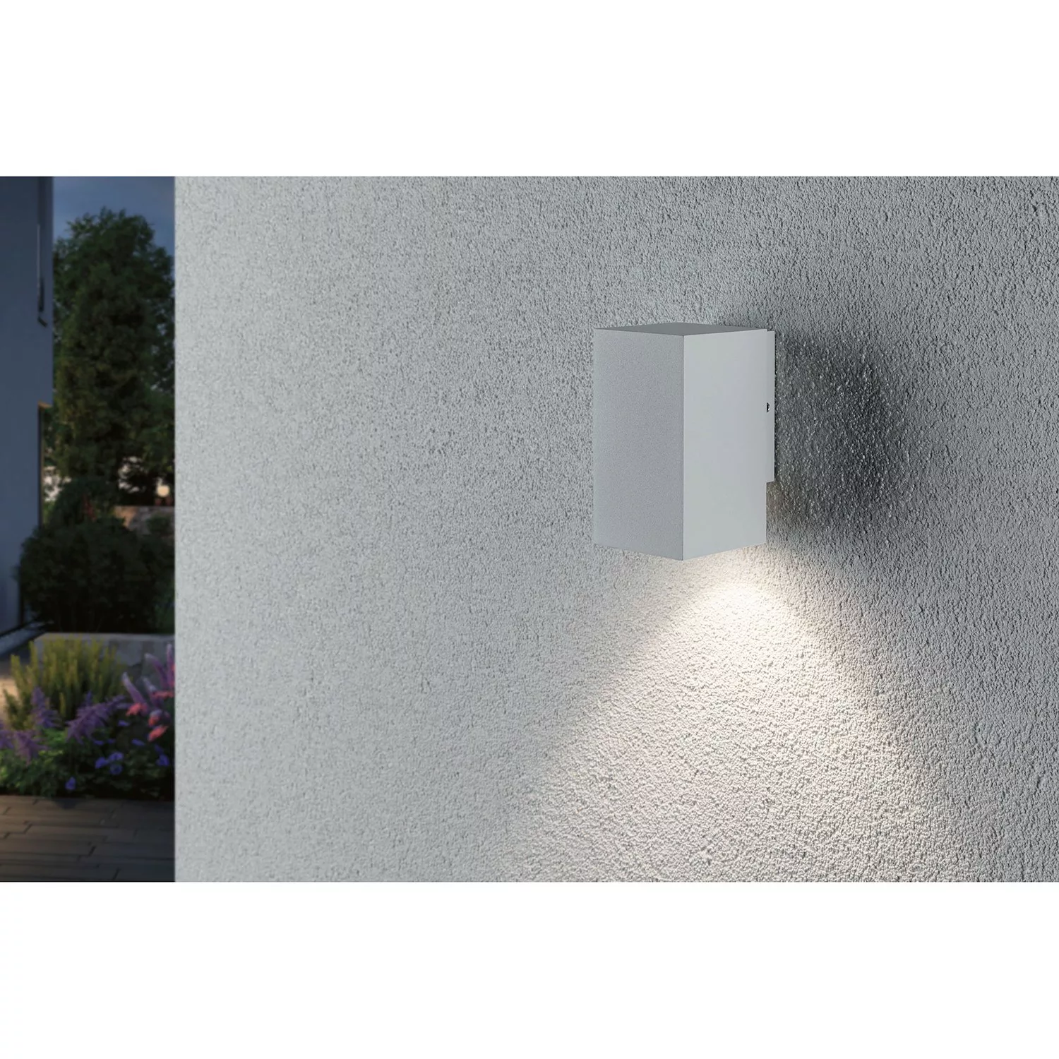 Paulmann Flame Außenwandlampe 1fl 10,3cm weiß günstig online kaufen
