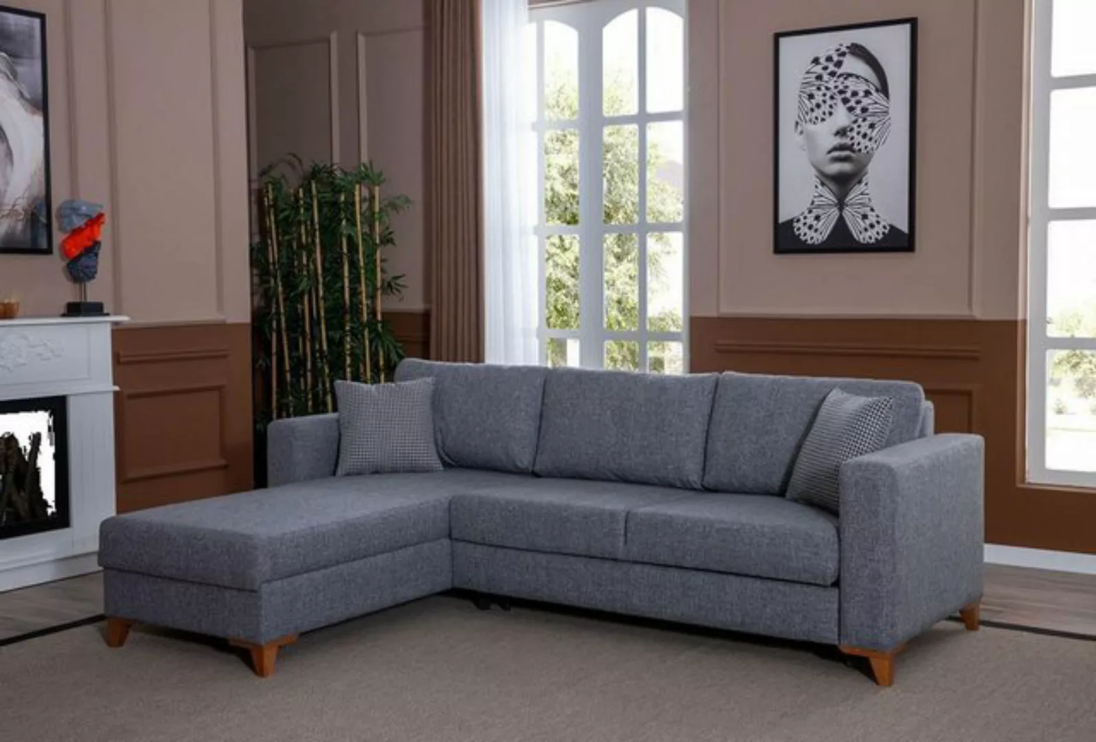 Xlmoebel Ecksofa Neues Designer-Ecksofa für das Wohnzimmer in stilvollem Gr günstig online kaufen