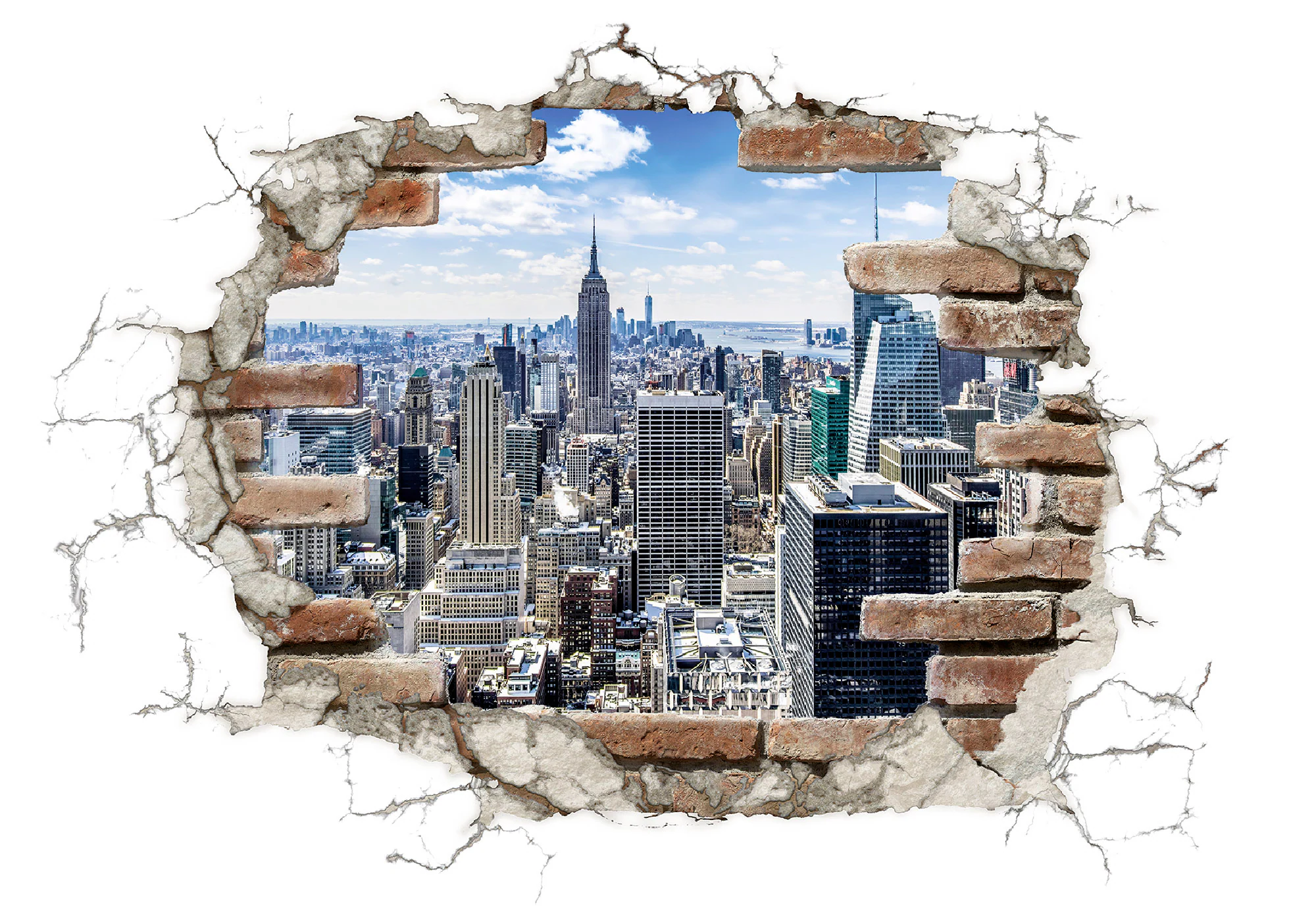 Komar Wandtattoo "Break Out NYC", (1 St.), 100x70 cm (Breite x Höhe), selbs günstig online kaufen