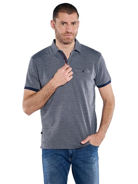 Engbers Poloshirt Polo-Shirt gemustert günstig online kaufen