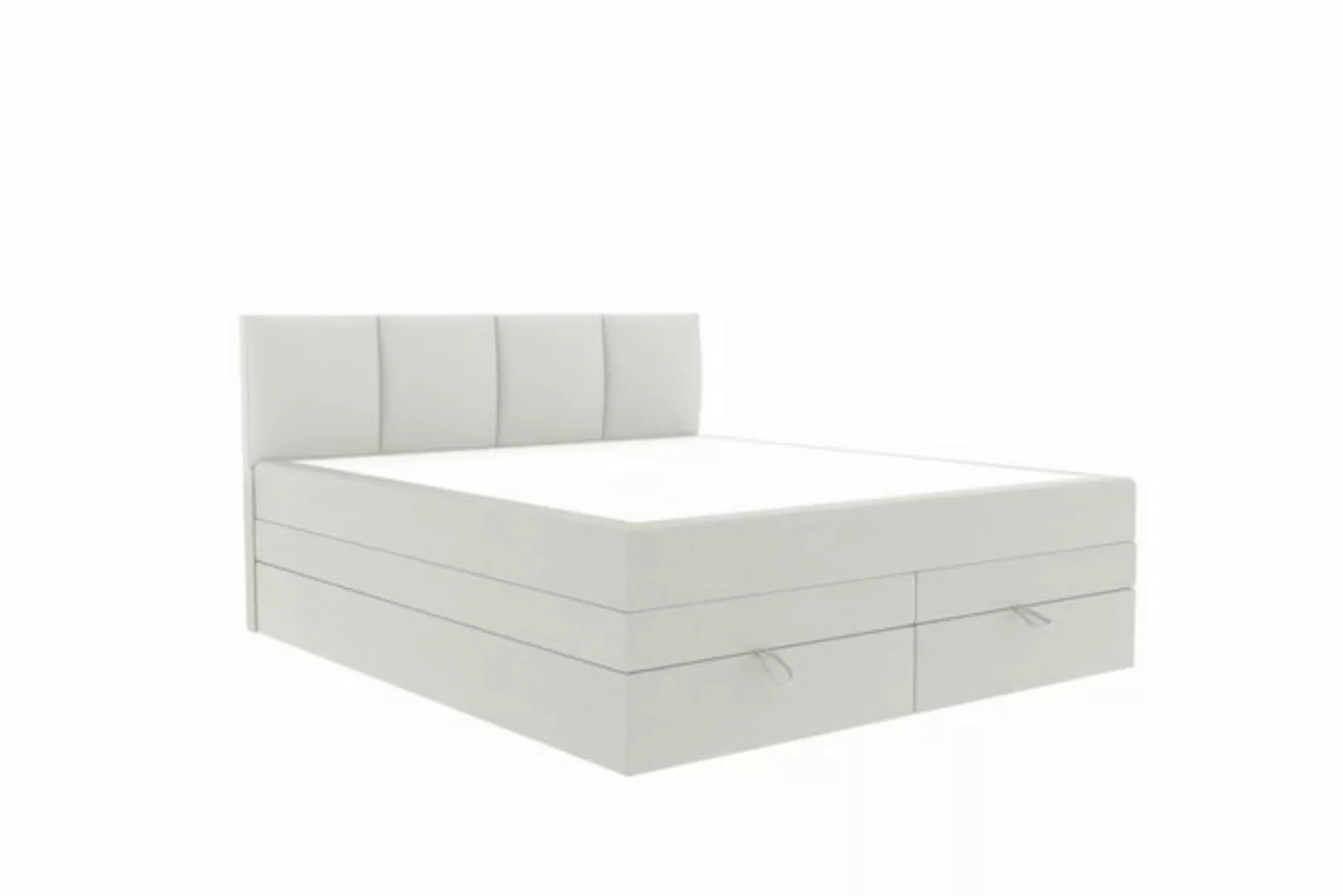 Stylefy Boxspringbett Praga (Schlafzimmerbett, Bett), gepolstert günstig online kaufen