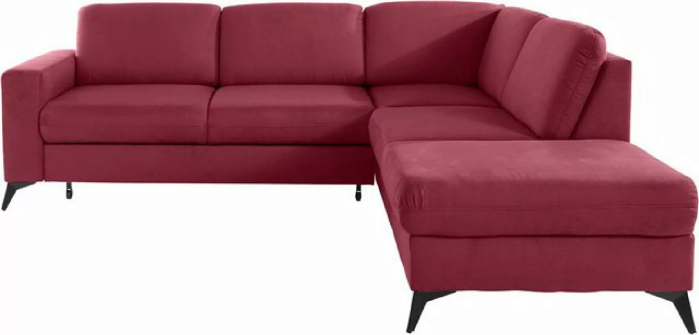 Places of Style Ecksofa Lolland L-Form, Wahlweise mit Bettfunktion und Stau günstig online kaufen