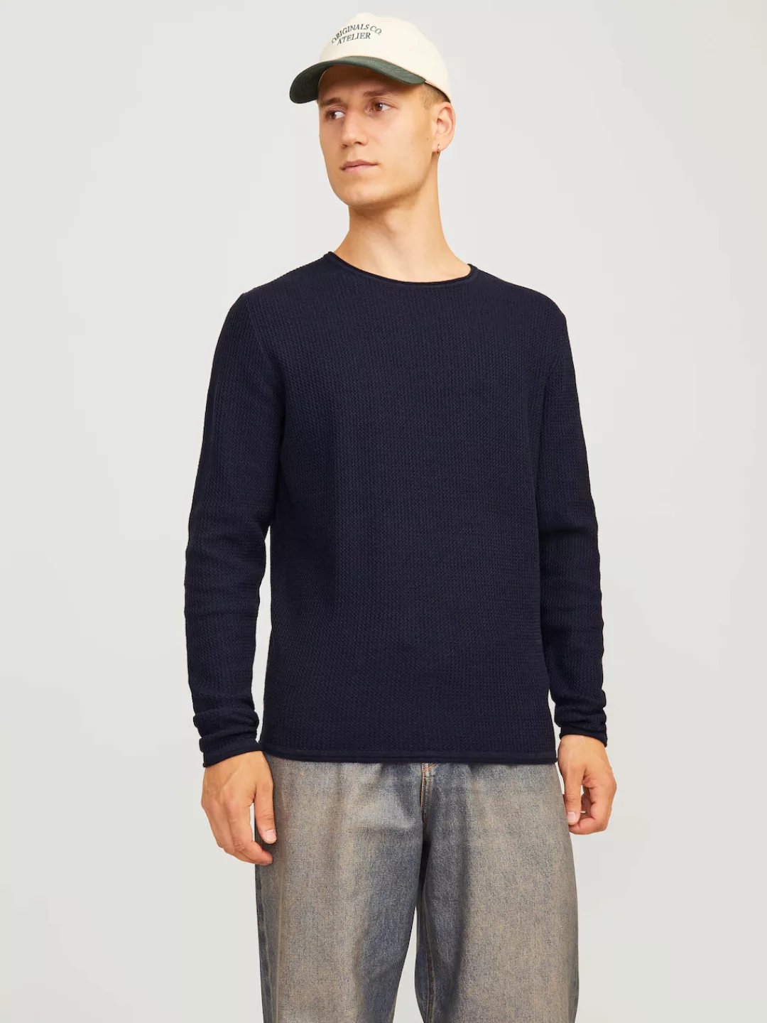 Jack & Jones Rundhalspullover "JJECOOPER KNIT CREW NECK NOOS", in Strick Op günstig online kaufen