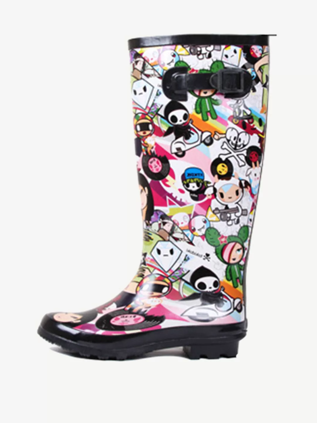 Frauen wasserdicht Cartoon Mid Calf Rain Stiefel günstig online kaufen