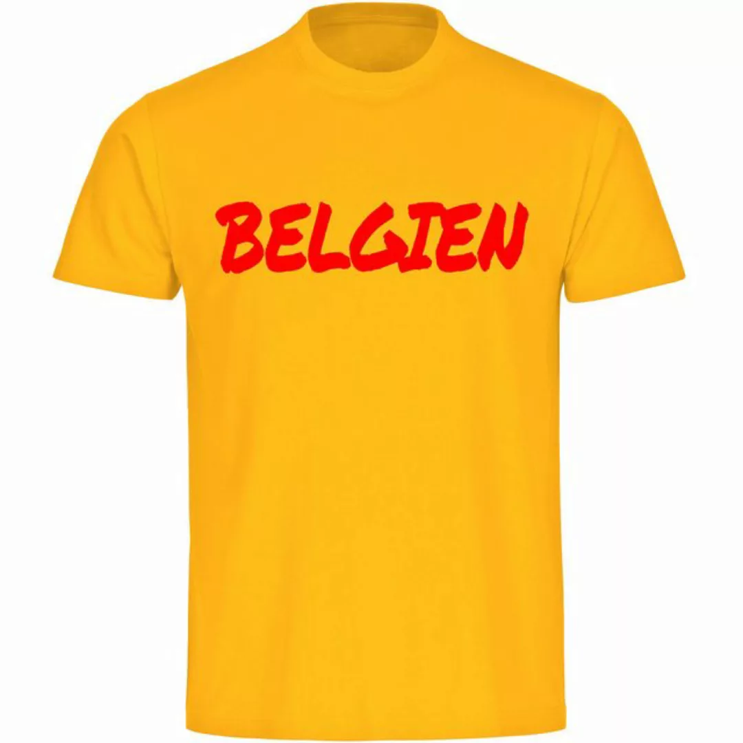 multifanshop T-Shirt Herren Belgien - Textmarker - Männer günstig online kaufen