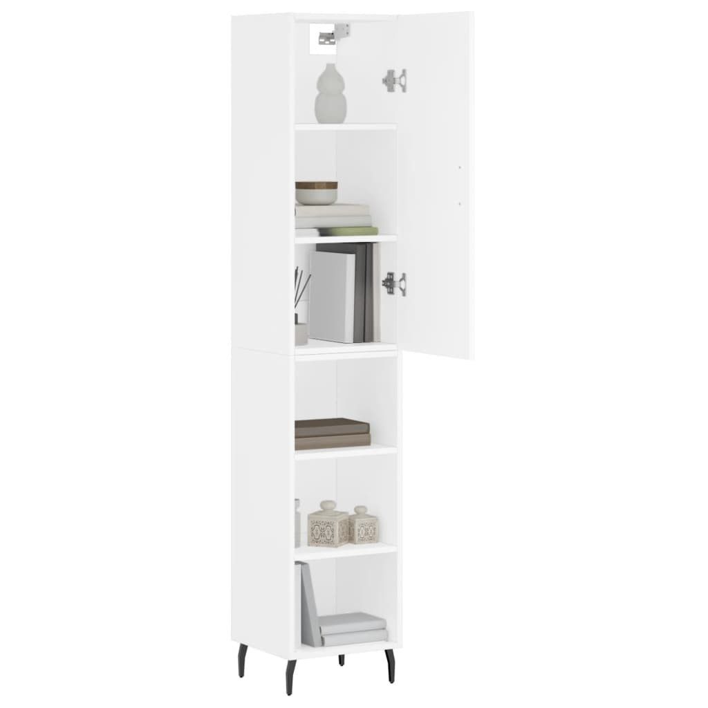 vidaXL Highboard Highboard Weiß 34,5x34x180 cm günstig online kaufen