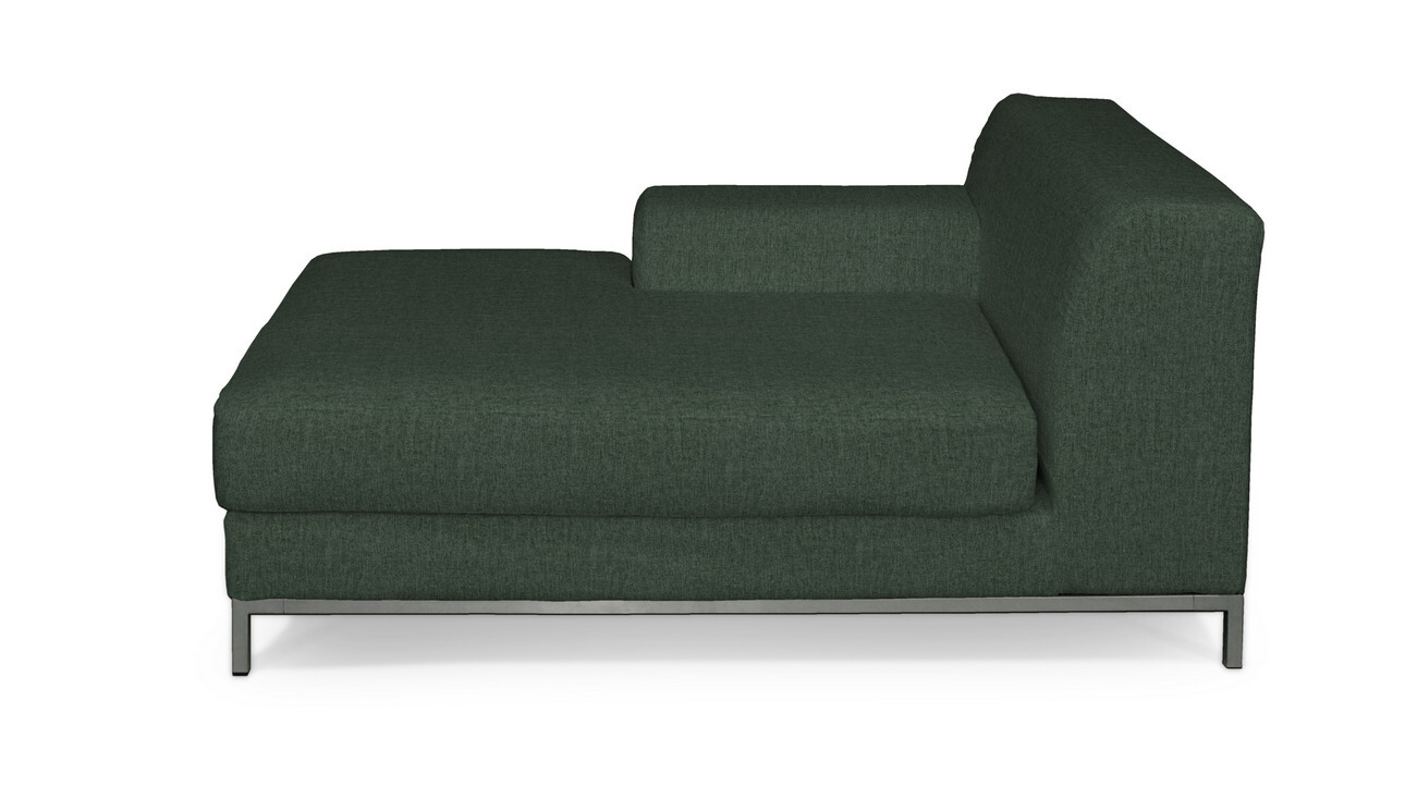 Bezug für Kramfors Sofa Recamiere links, dunkelgrün, Bezug für Recamiere li günstig online kaufen