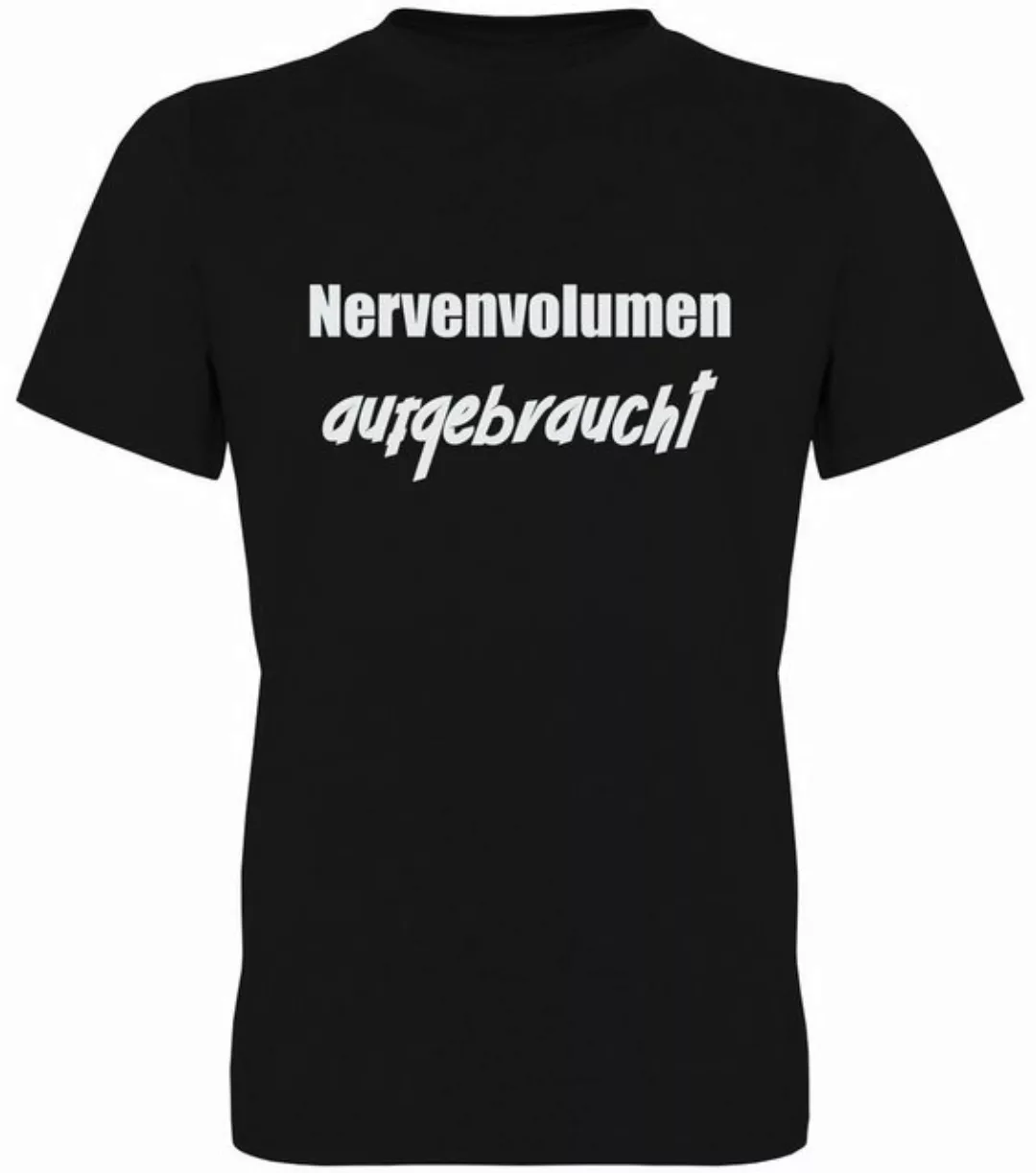 G-graphics T-Shirt Nervenvolumen aufgebraucht Herren T-Shirt, mit trendigem günstig online kaufen