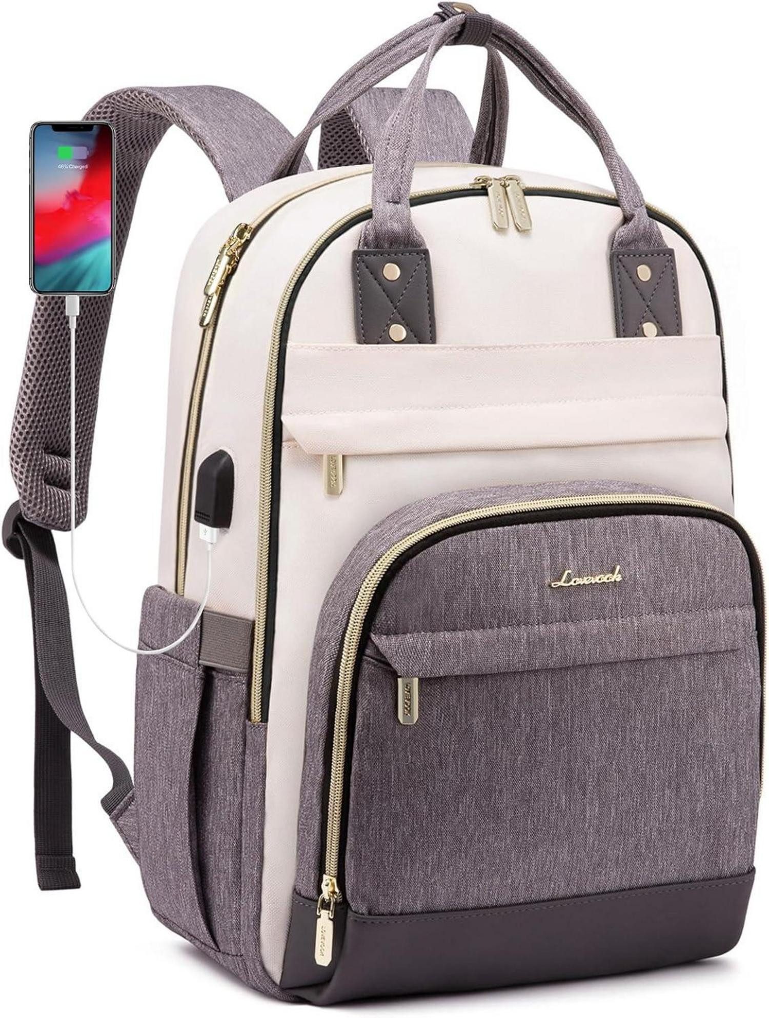 LuxusKollektion Laptoprucksack Damen Rucksack 15.6 Zoll günstig online kaufen