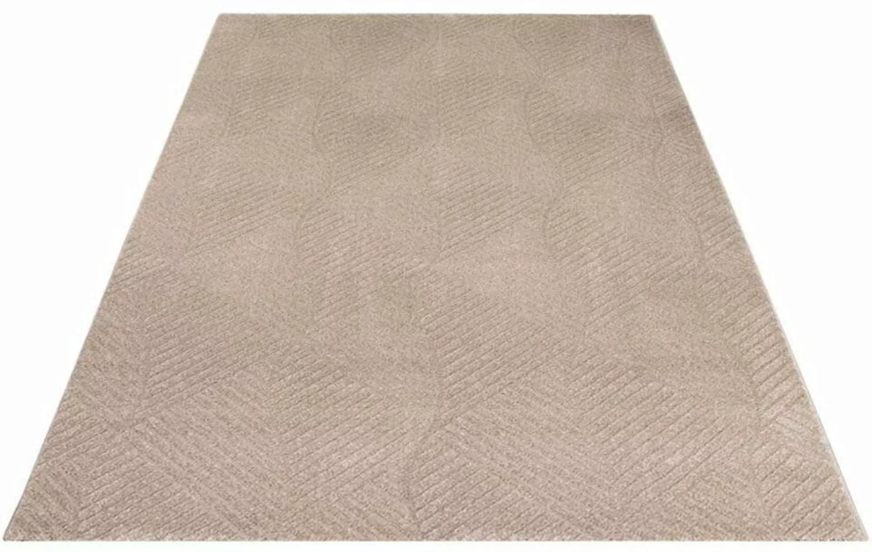 Carpet City Teppich »Friseé-Teppich FANCY 904«, rechteckig, 12 mm Höhe, Kur günstig online kaufen