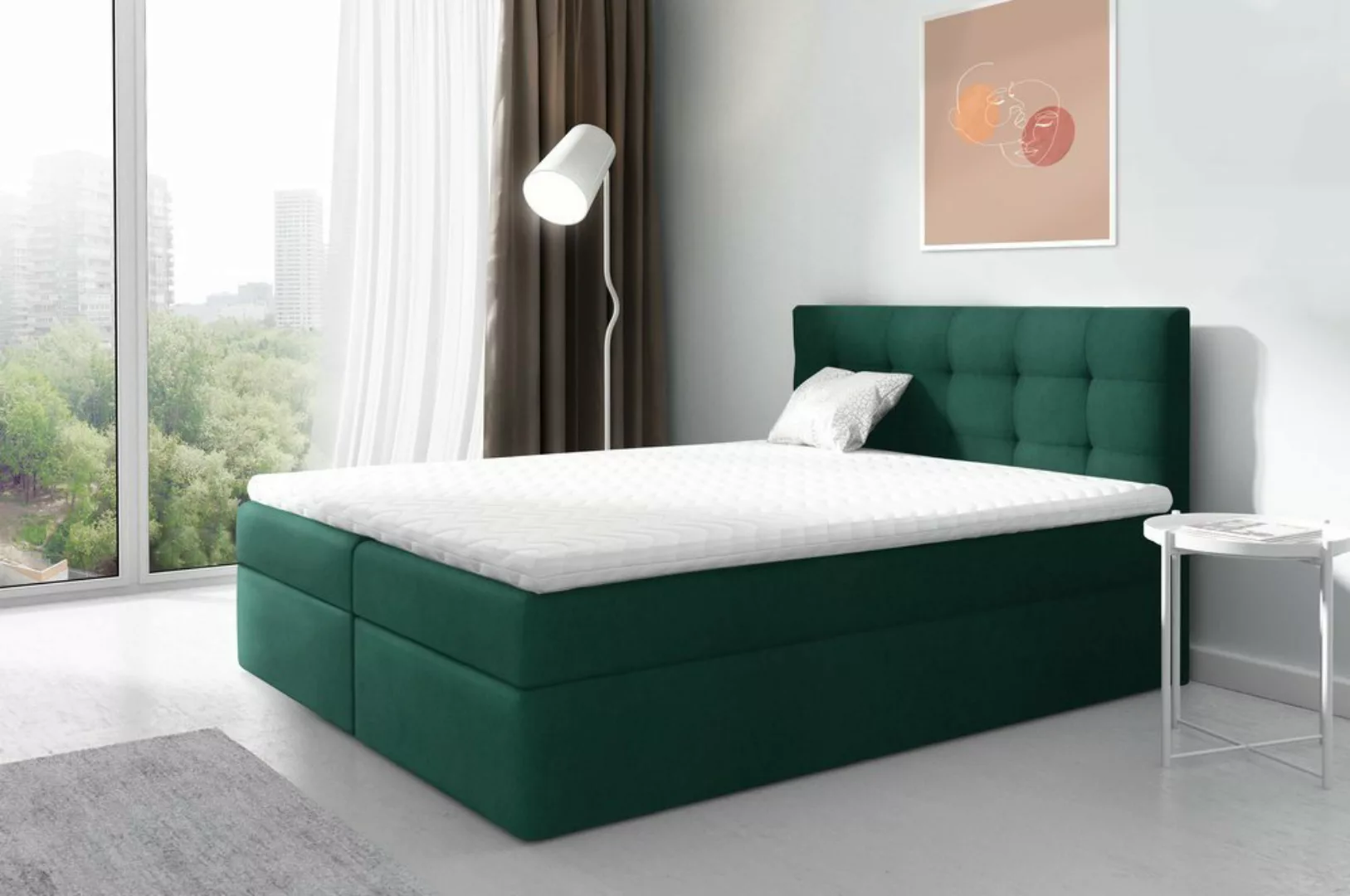 Stylefy Boxspringbett Ramiro (Schlafzimmerbett, Bett), Steppung günstig online kaufen