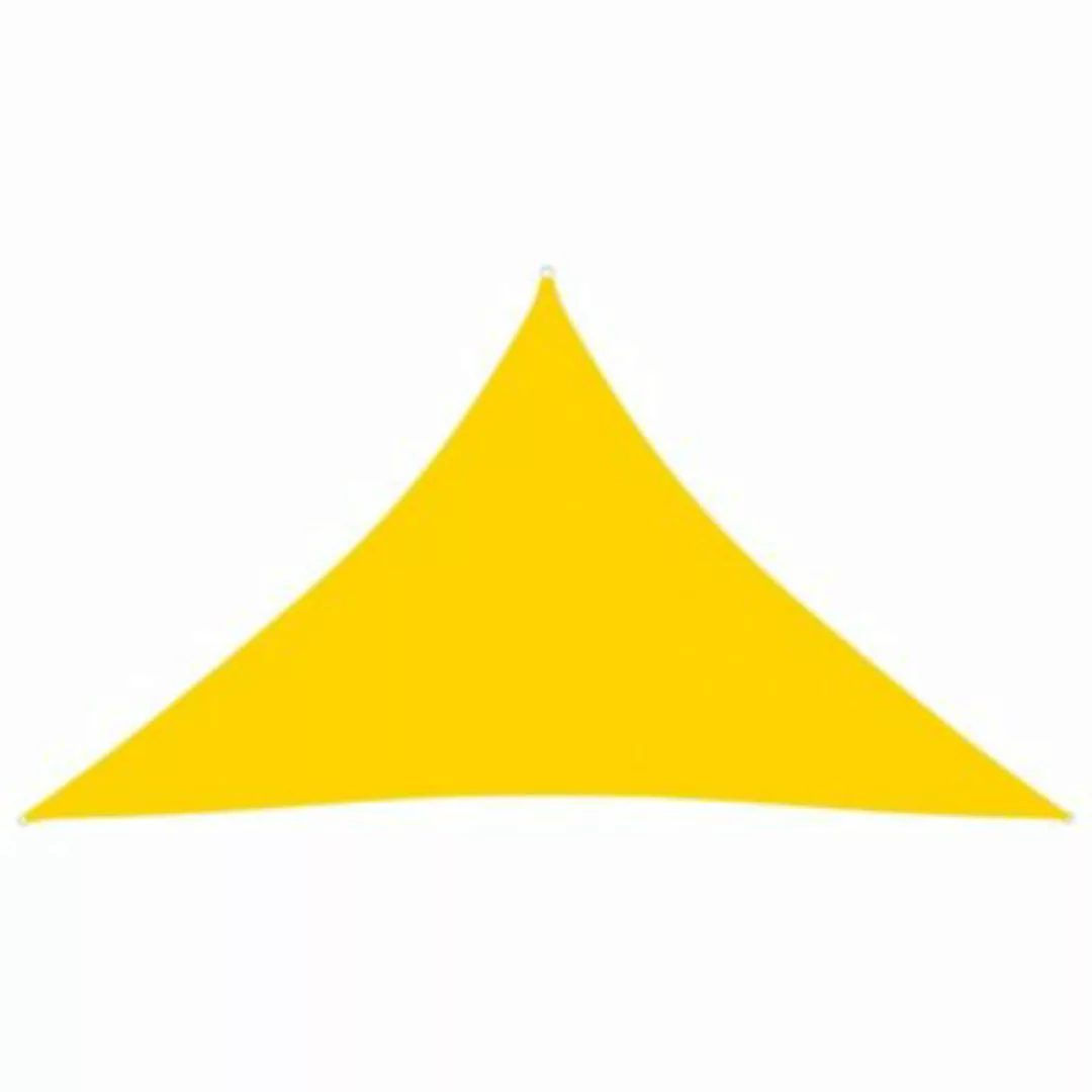 vidaXL Sonnensegel Oxford-Gewebe Dreieckig 4x4x5,8 m Gelb Sonnensegel gelb günstig online kaufen