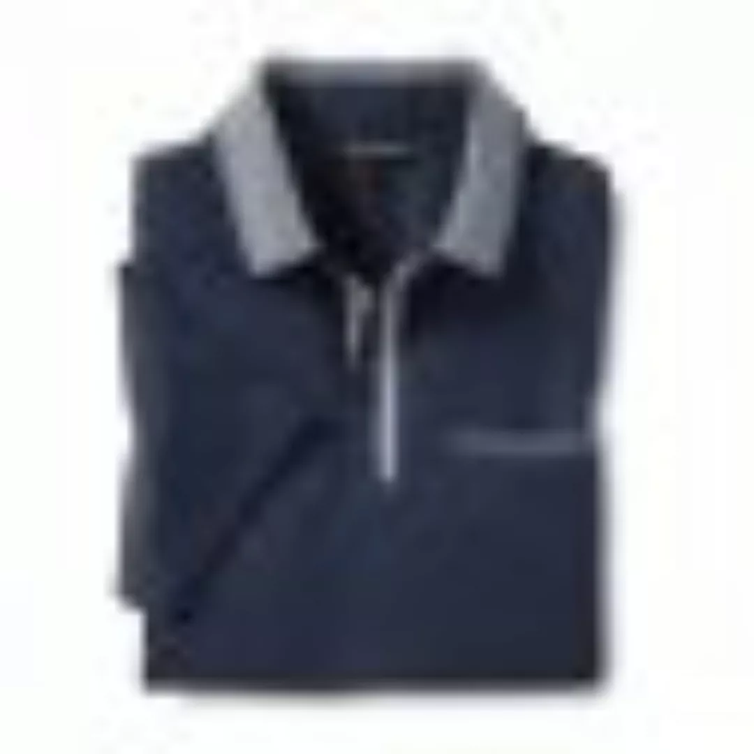 Jersey-Poloshirt m.Kontr.,bord günstig online kaufen