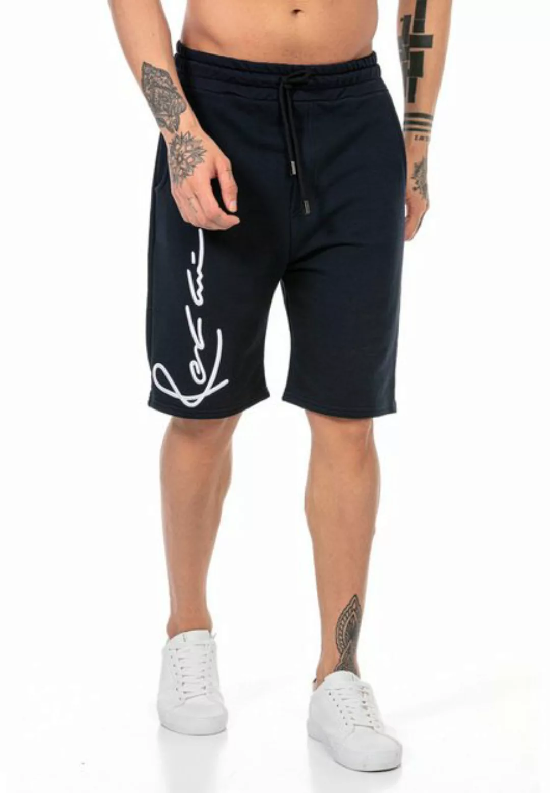 RedBridge Sweatshorts Red Bridge Herren Shorts kurze Hose dick bestickt günstig online kaufen