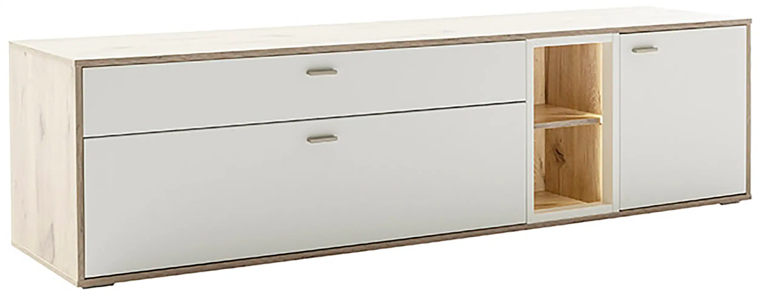 MCA furniture Lowboard "SANTERNO", mit 1 Tür, 2 Schubkästen, offene Fächer, günstig online kaufen