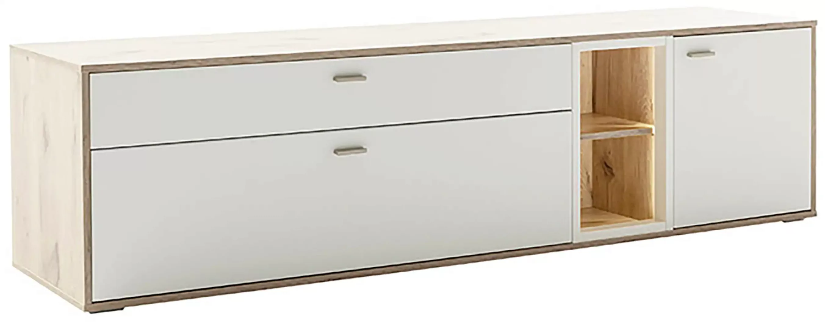 MCA furniture Lowboard "SANTERNO", mit 1 Tür, 2 Schubkästen, offene Fächer, günstig online kaufen