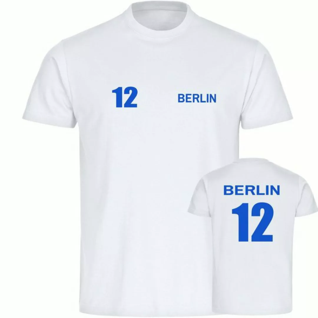 multifanshop T-Shirt Herren Berlin blau - Trikot 12 - Männer günstig online kaufen