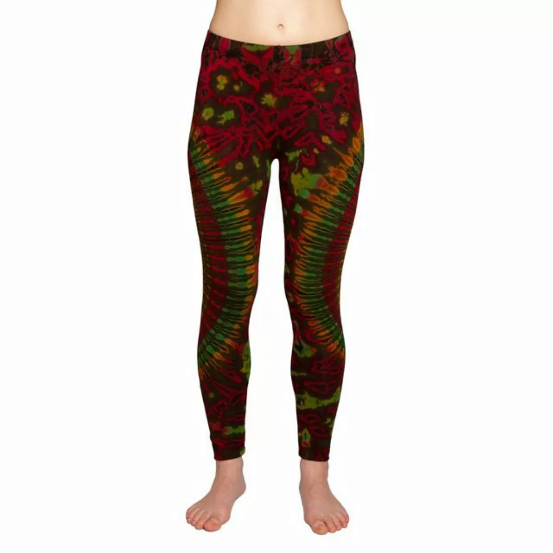 PANASIAM Leggings Unikat Batik Leggings 'Dschungel' aus natürlicher Viskose günstig online kaufen