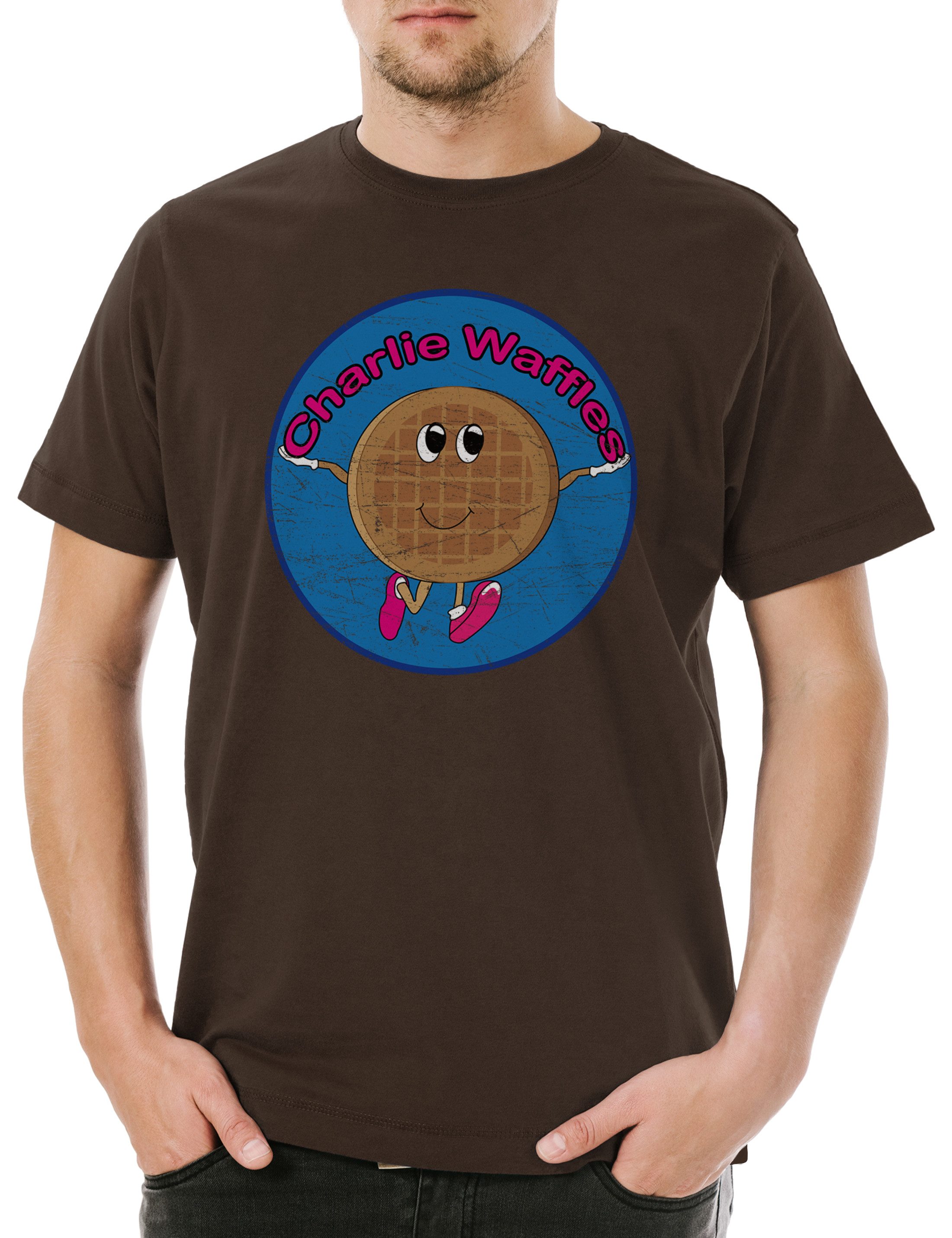 Urban Backwoods Print-Shirt Charlie Waffels Herren günstig online kaufen