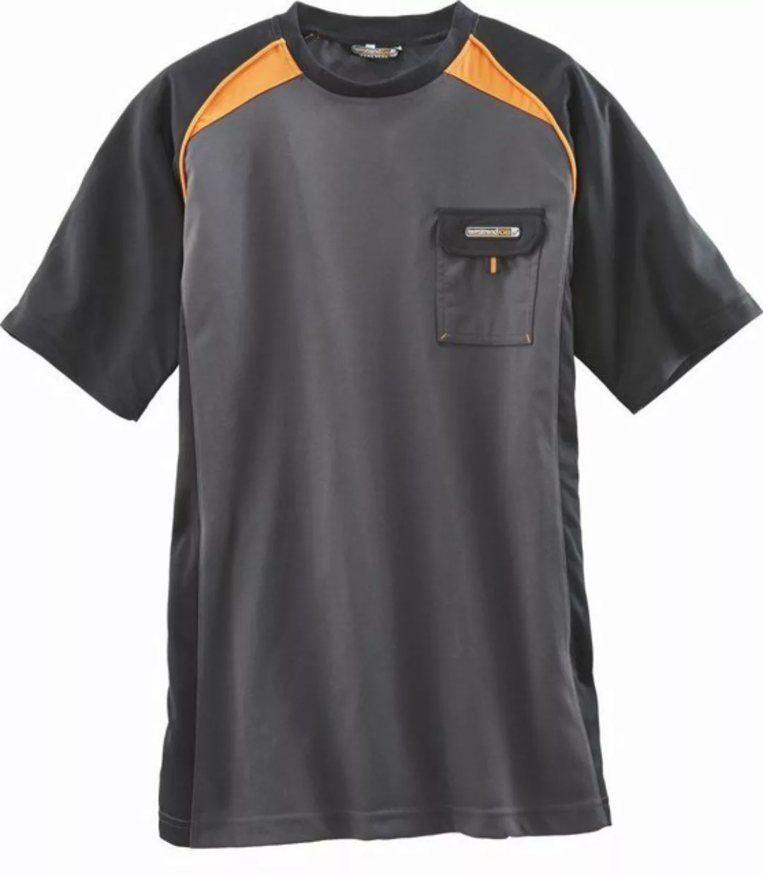 Terratrend Job T-Shirt T-Shirt grau/schwarz/orange günstig online kaufen