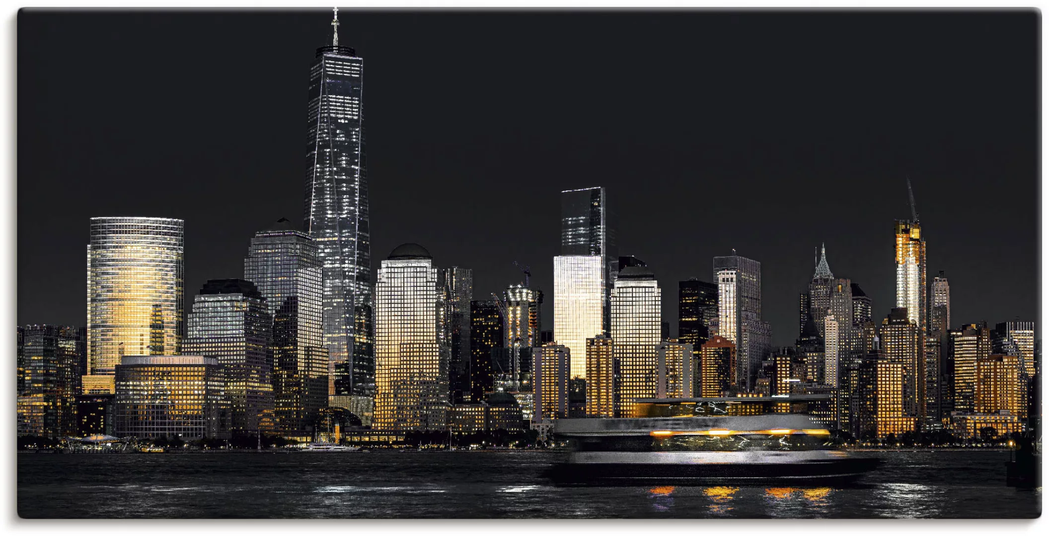 Artland Wandbild »New York Financial Distrikt«, New York, (1 St.), als Alub günstig online kaufen