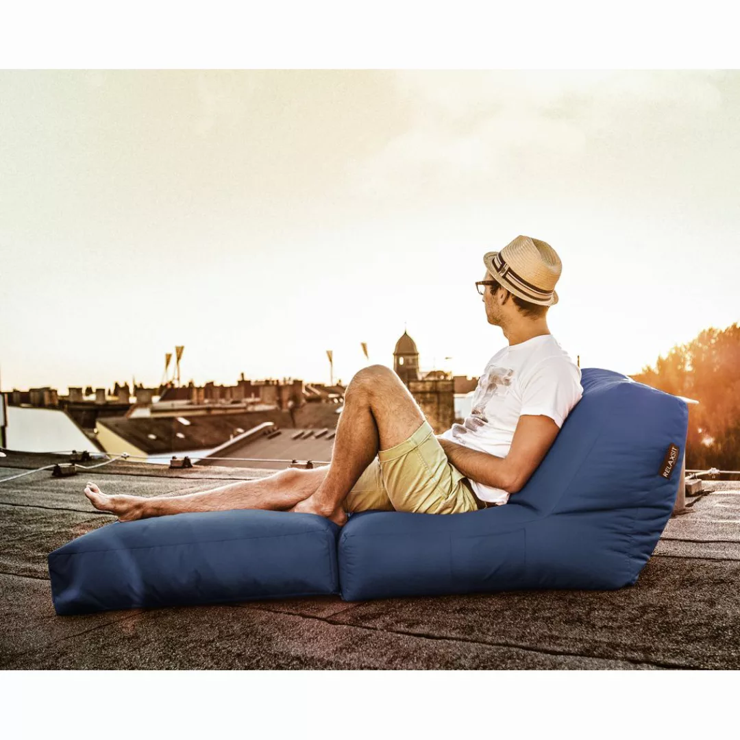 Sitting Point Sitzsack Twist  Scuba Jeansblau günstig online kaufen