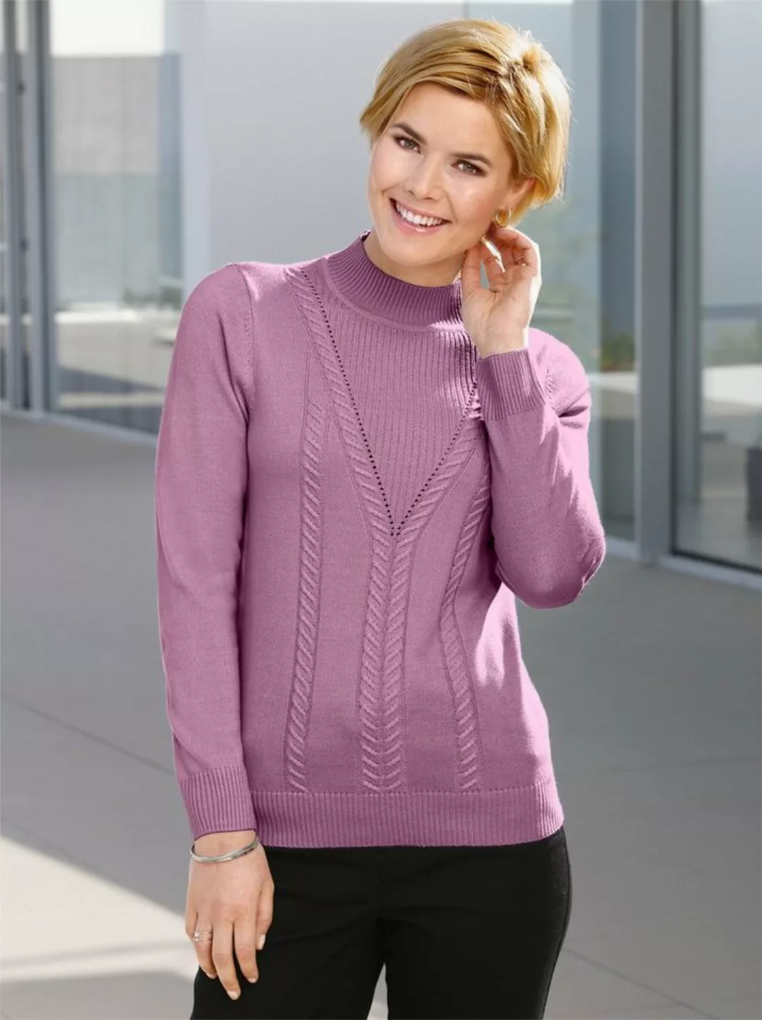 Witt Strickpullover Stehkragenpullover günstig online kaufen