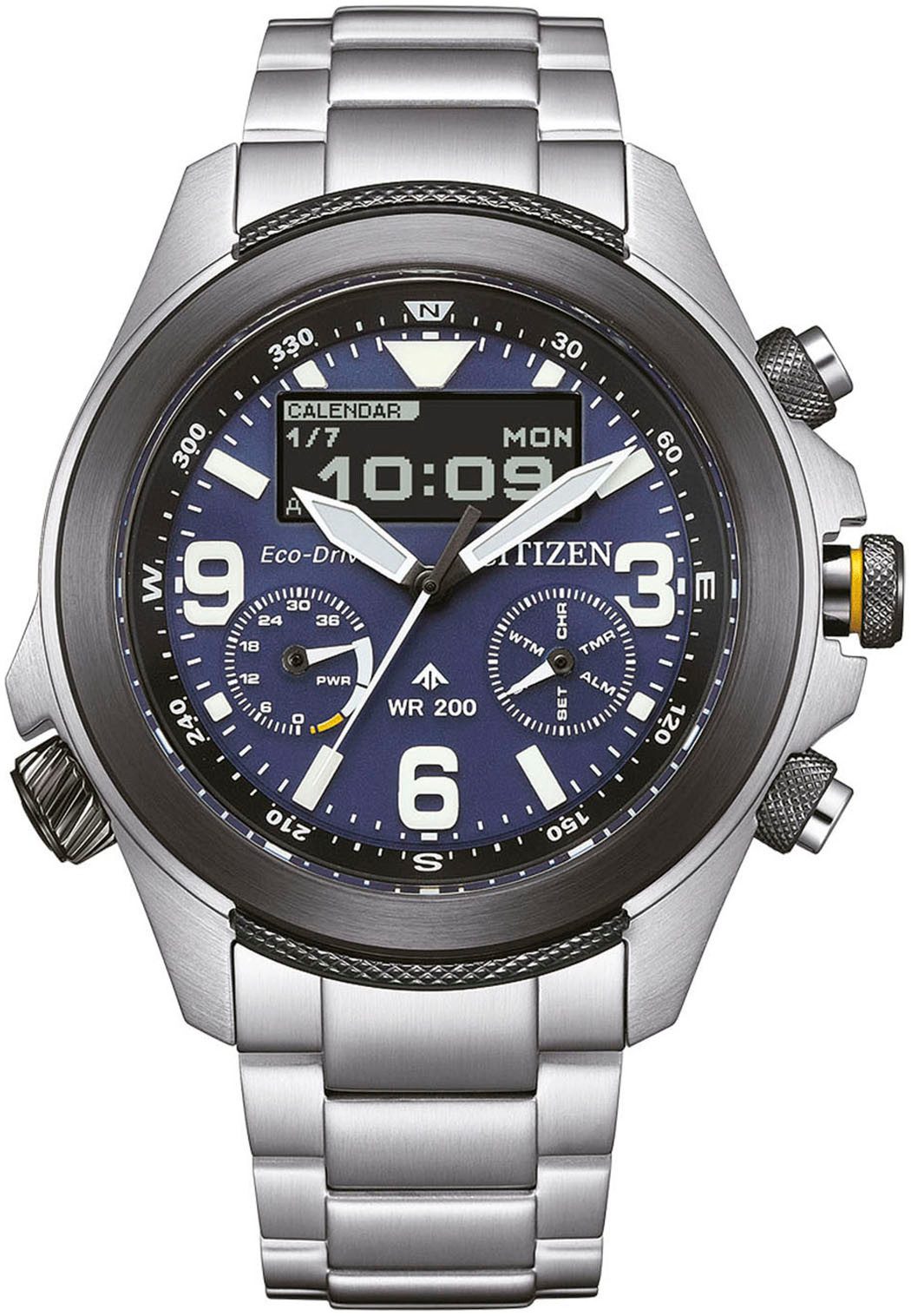 Citizen Solaruhr JV1006-51L, Armbanduhr, Herrenuhr, Edelstahlarmband, günstig online kaufen