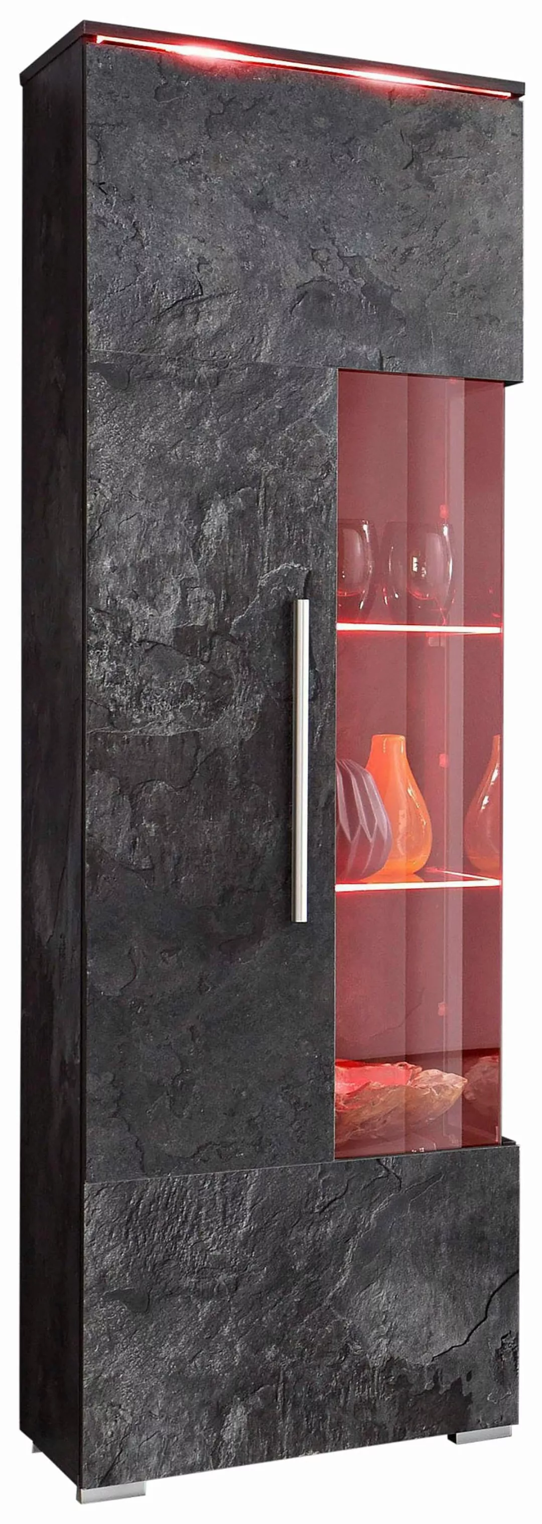 INOSIGN Vitrine "India,Höhe 160cm stilvolle Glasvitrine mit verstellbare Gl günstig online kaufen