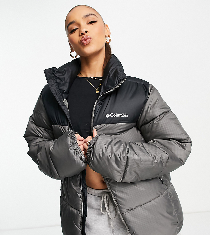 Columbia – Puffect – Jacke in Grau, exklusiv bei ASOS-Schwarz günstig online kaufen