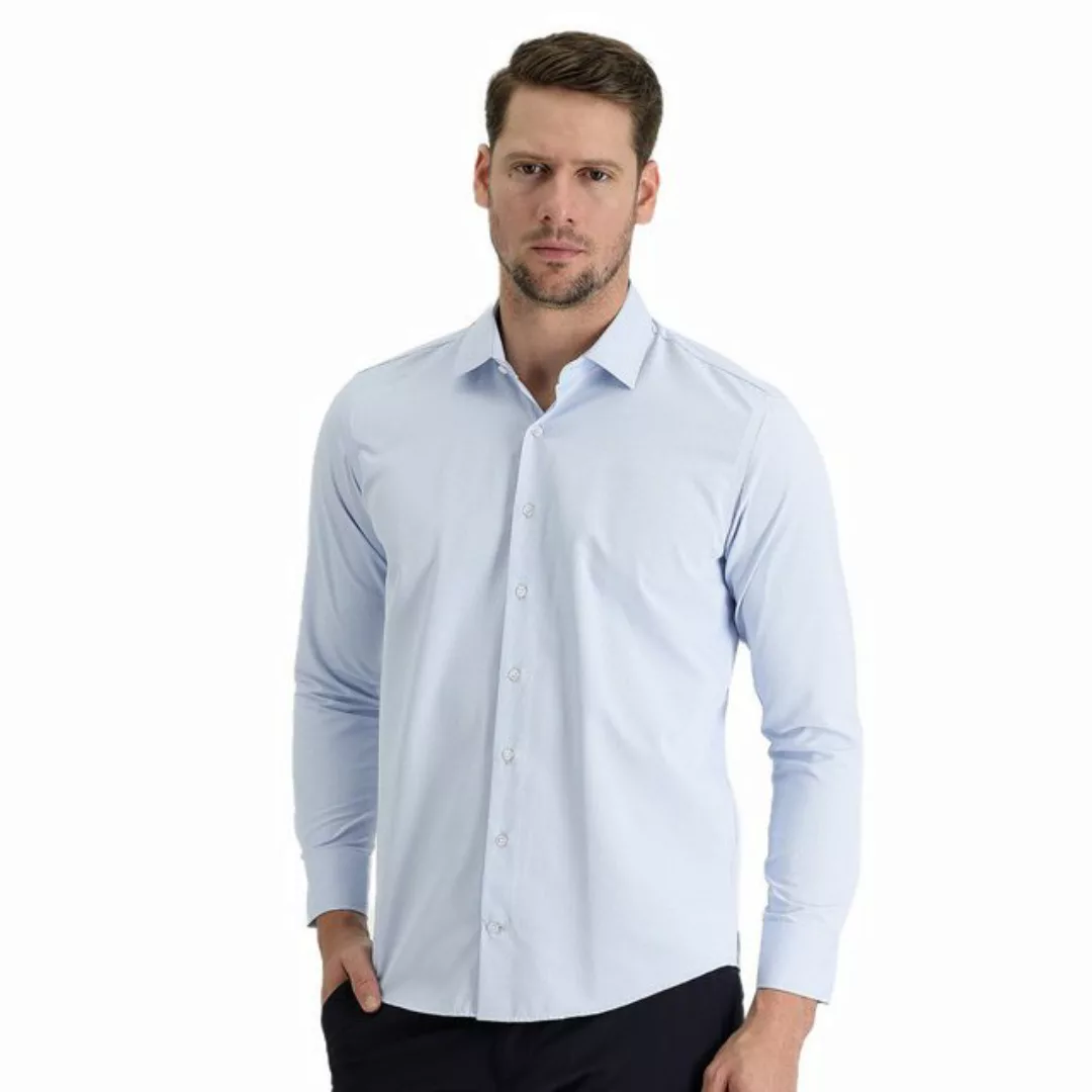 KIGILI Langarmhemd Herrenhemd, Langarmhemd für den Geschäftsmann, Regular F günstig online kaufen