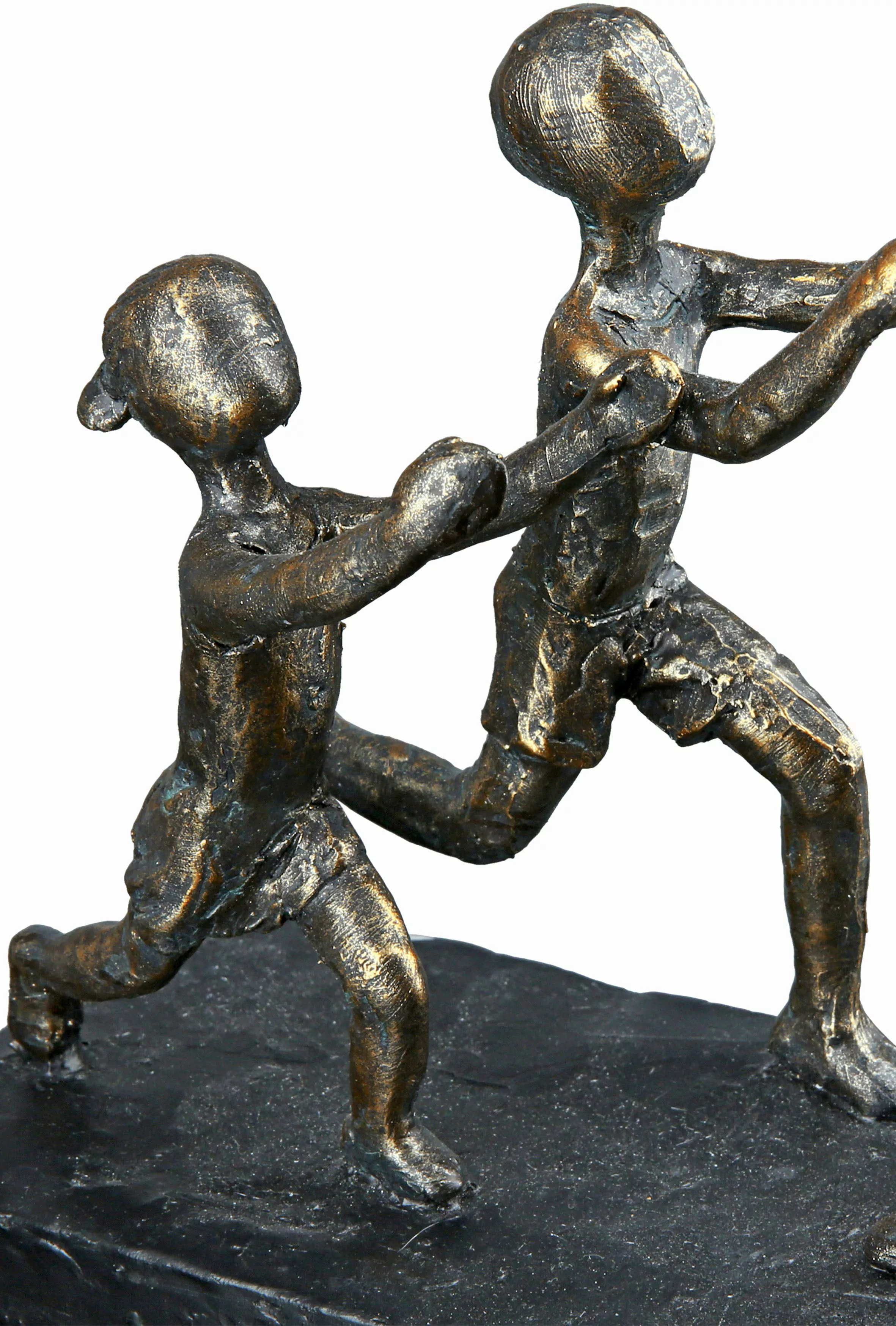 Casablanca by Gilde Dekofigur »Skulptur In meine Arme, bronzefarben/grau« günstig online kaufen