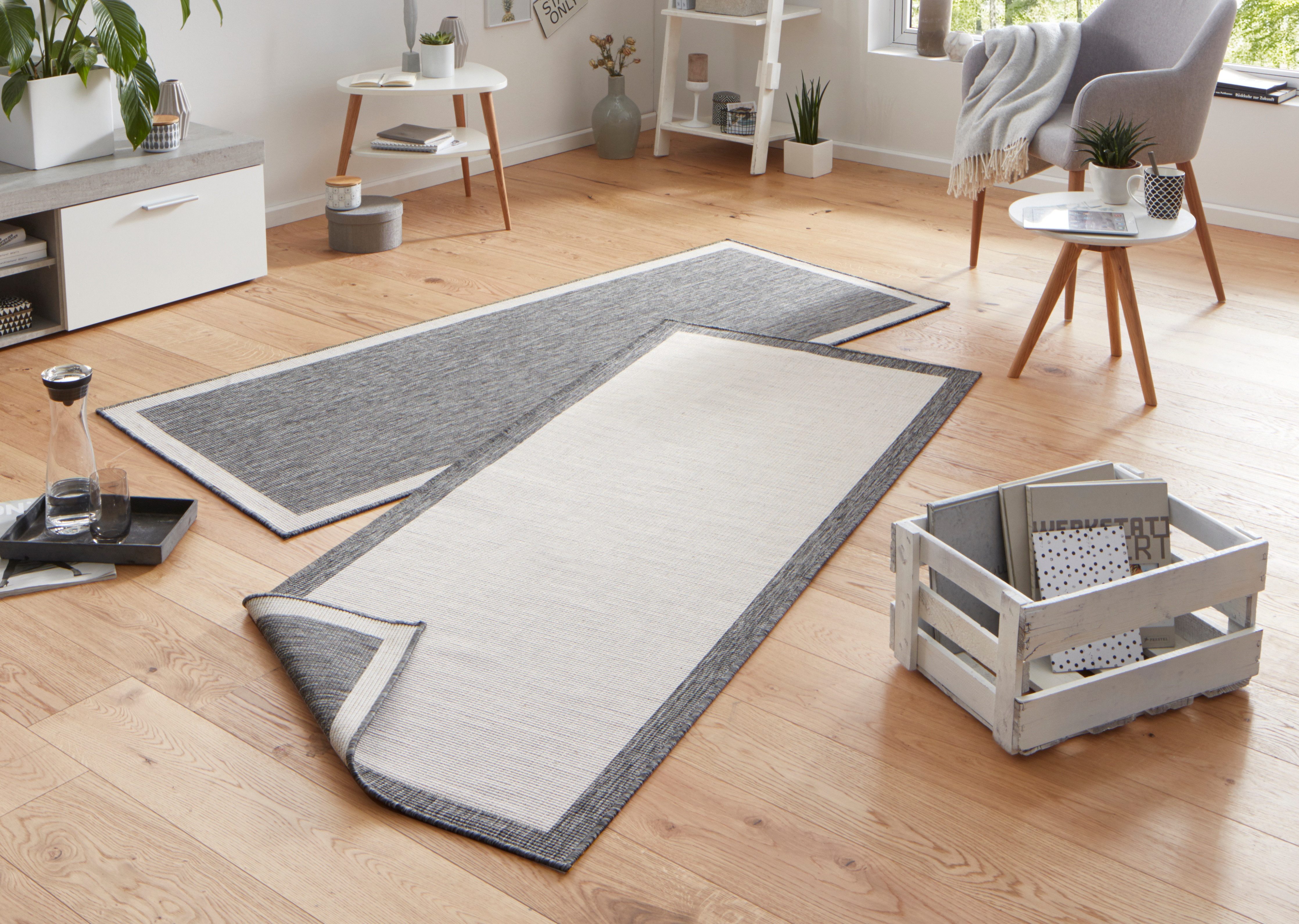 HANSE Home Teppich »Panama Wendeteppich«, rechteckig, 5 mm Höhe, In-& Outdo günstig online kaufen