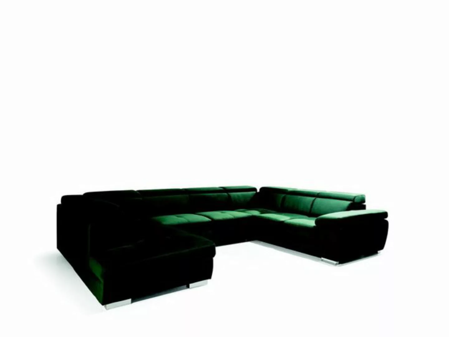 Xlmoebel Sofa Vielseitige Große Wohnlandschaft in U-Form Eckcouch Stoff-Sof günstig online kaufen