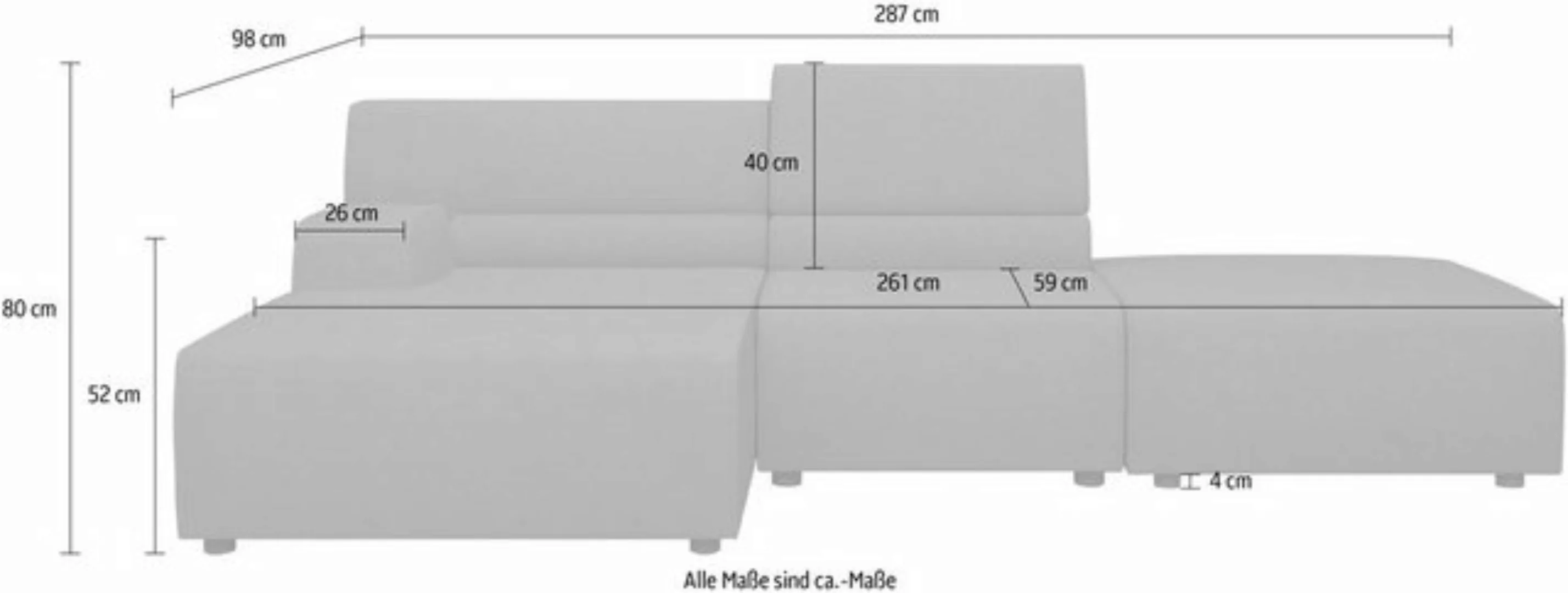 Egoitaliano Ecksofa "Babouche, Designsofa mit außergewöhnlichem Sitzkomfort günstig online kaufen