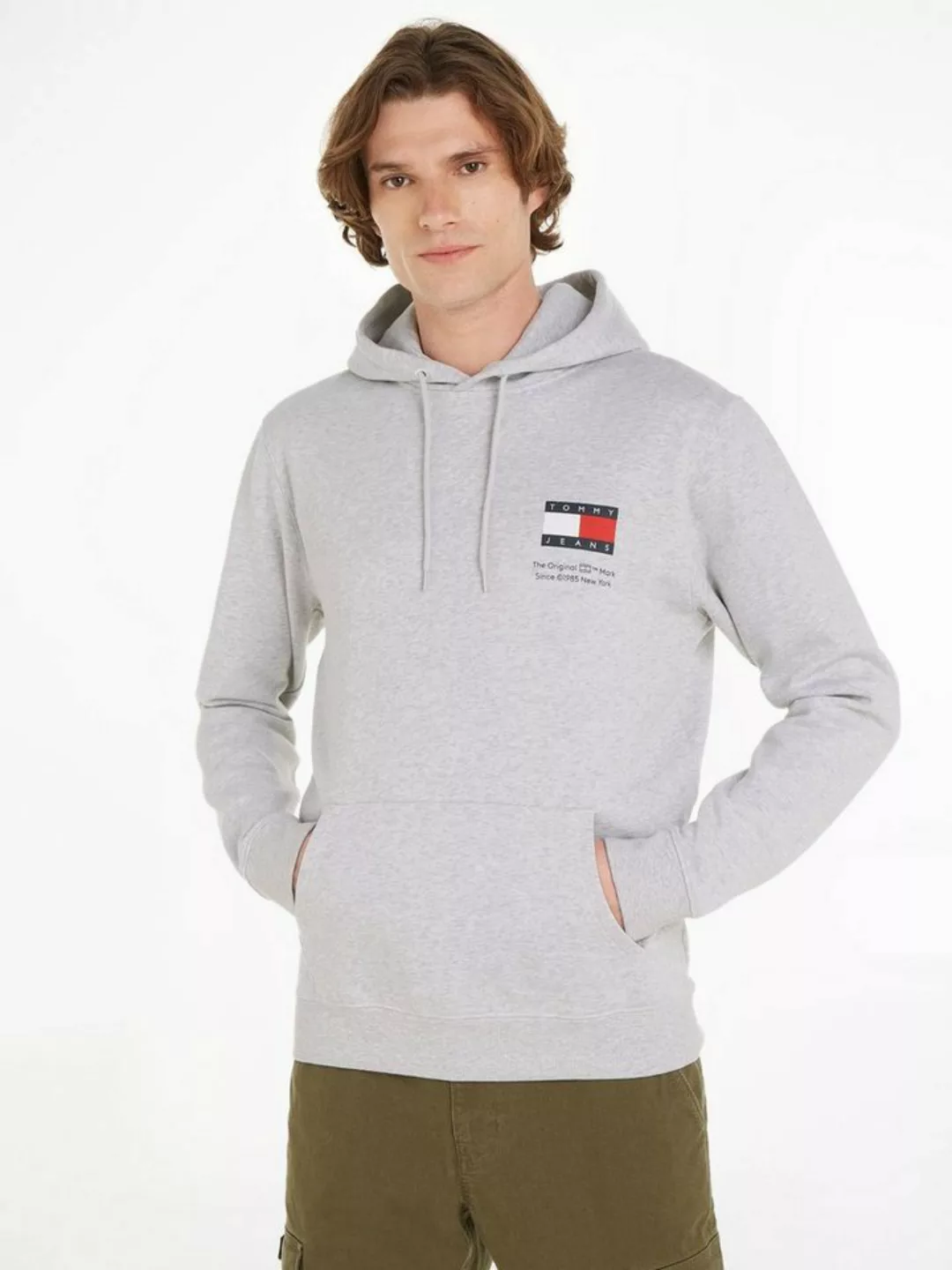 Tommy Jeans Plus Kapuzensweatshirt TJM REG ESSENTIAL FLAG HOOD EXT hoher Tr günstig online kaufen