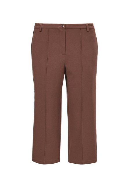 GOLDNER Stoffhose Bequeme Culotte mit streckender Biese günstig online kaufen