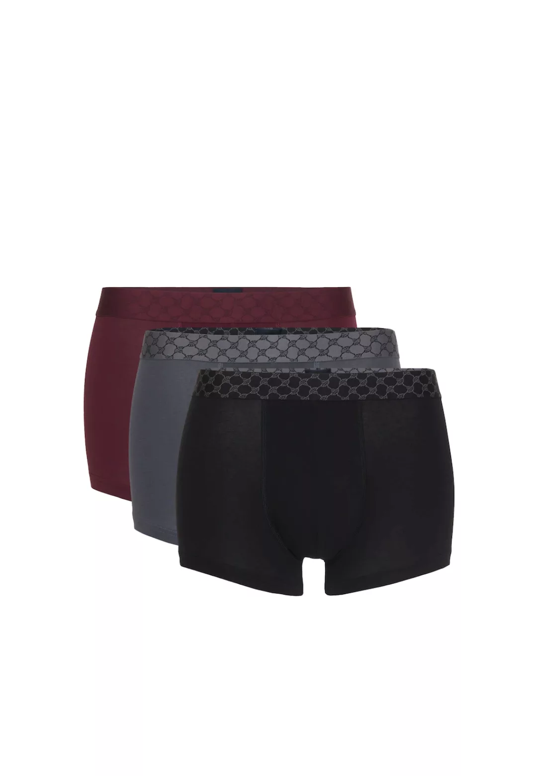 JOOP Boxer "Everyday", (3er Pack), Baumwoll-Mix, Cornflower-Design-Bund, el günstig online kaufen