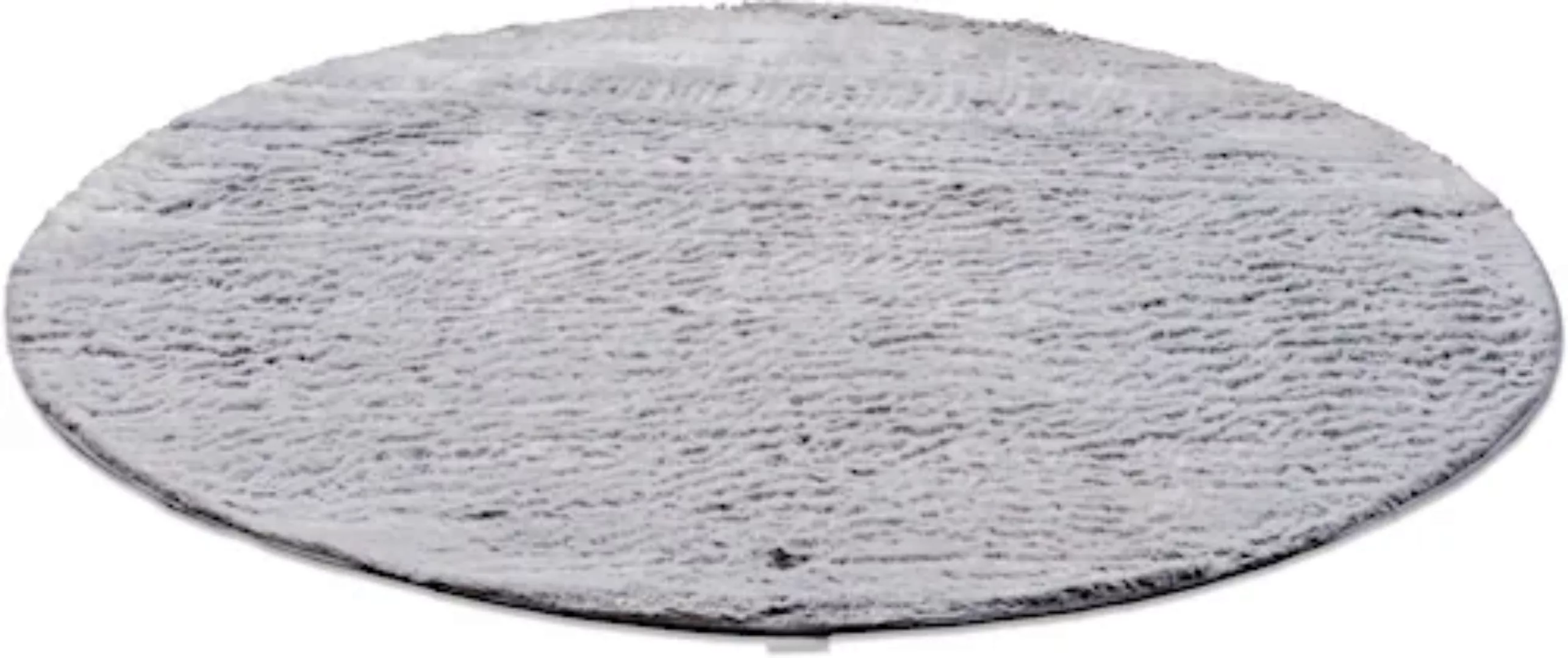 TOM TAILOR HOME Fellteppich »Furry«, rund, 25 mm Höhe, Kunstfell, Hochflor, günstig online kaufen