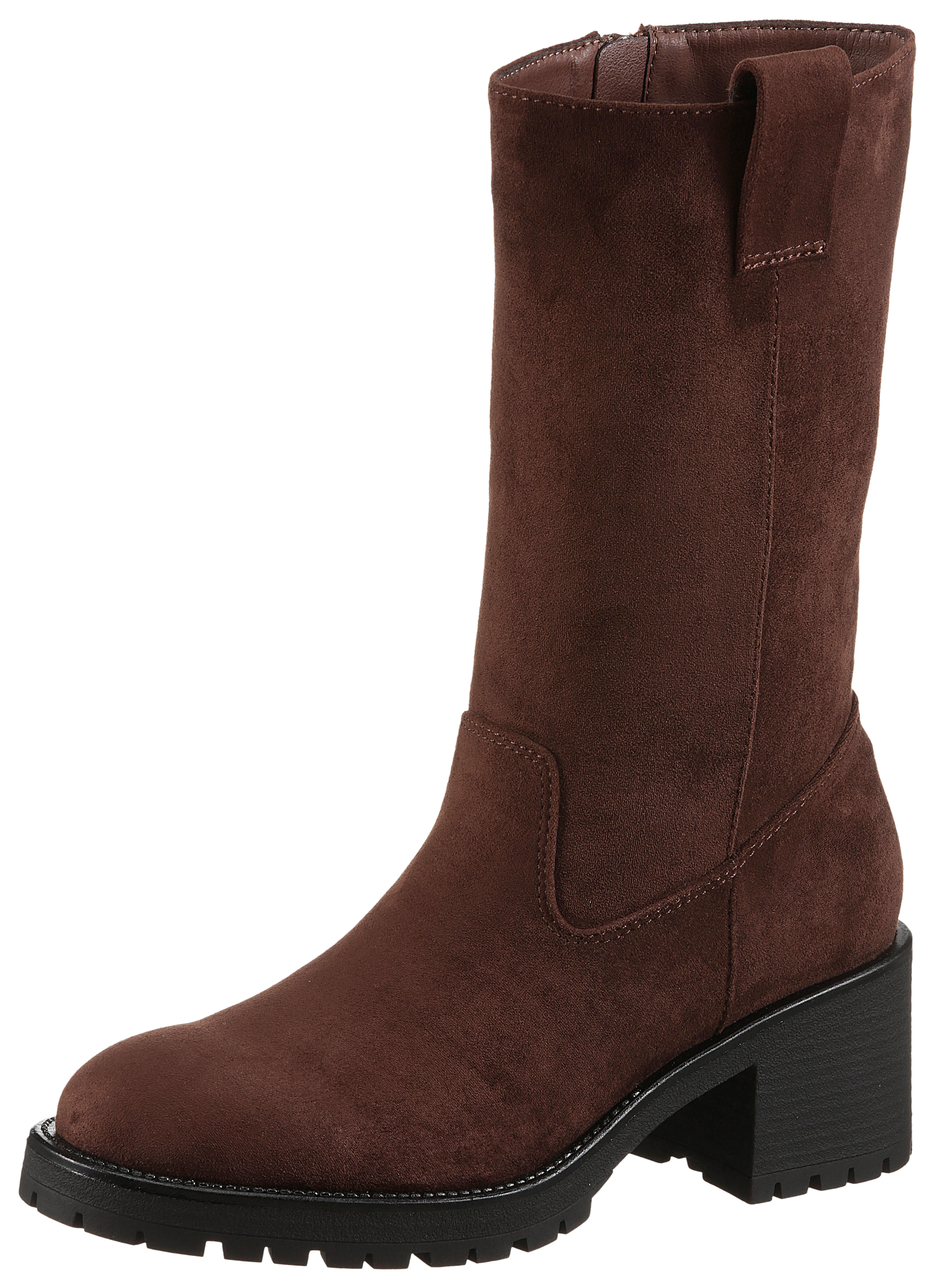 Aniston SHOES Stiefel, Klassik-Boots mit Innen-Reißverschluss - NEUE KOLLEK günstig online kaufen