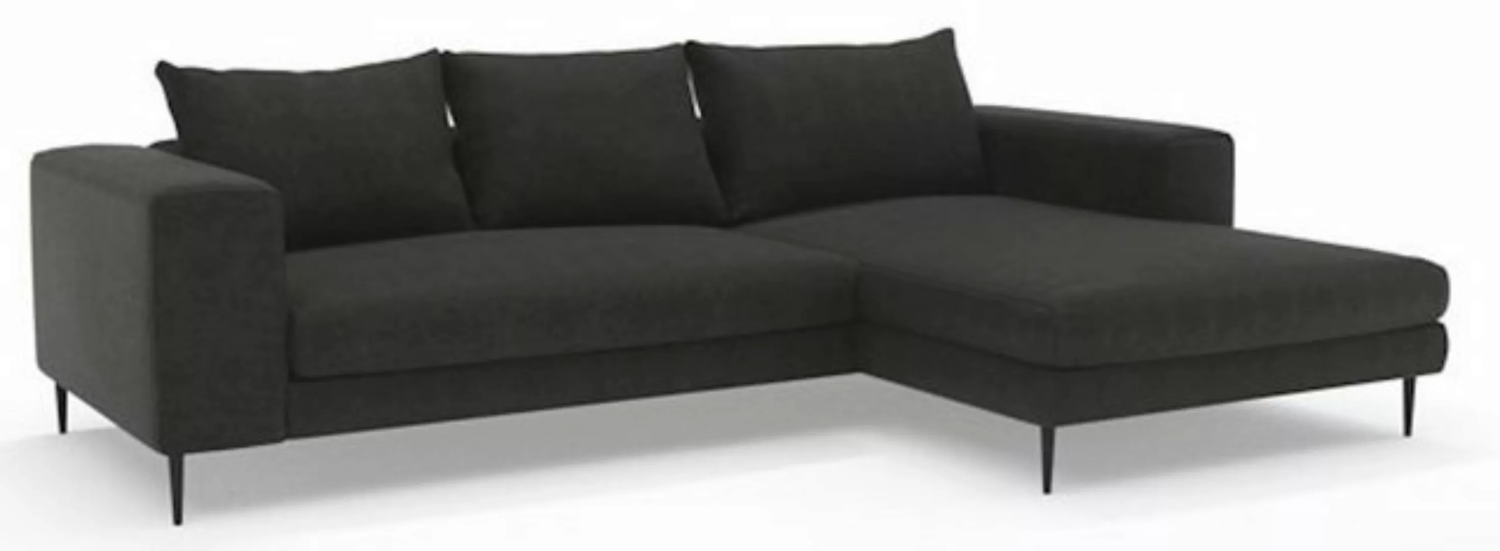 Feldmann-Wohnen Ecksofa Austin, 1 Teile, 275x170x83cm graphit Recamiere rec günstig online kaufen