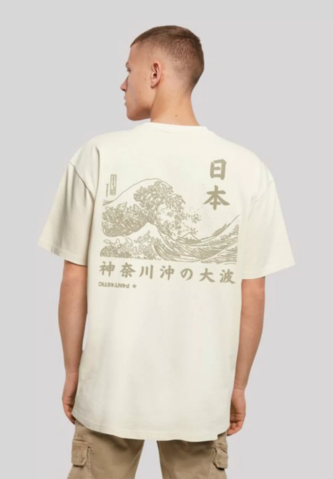 F4NT4STIC T-Shirt Kanagawa Welle Print günstig online kaufen